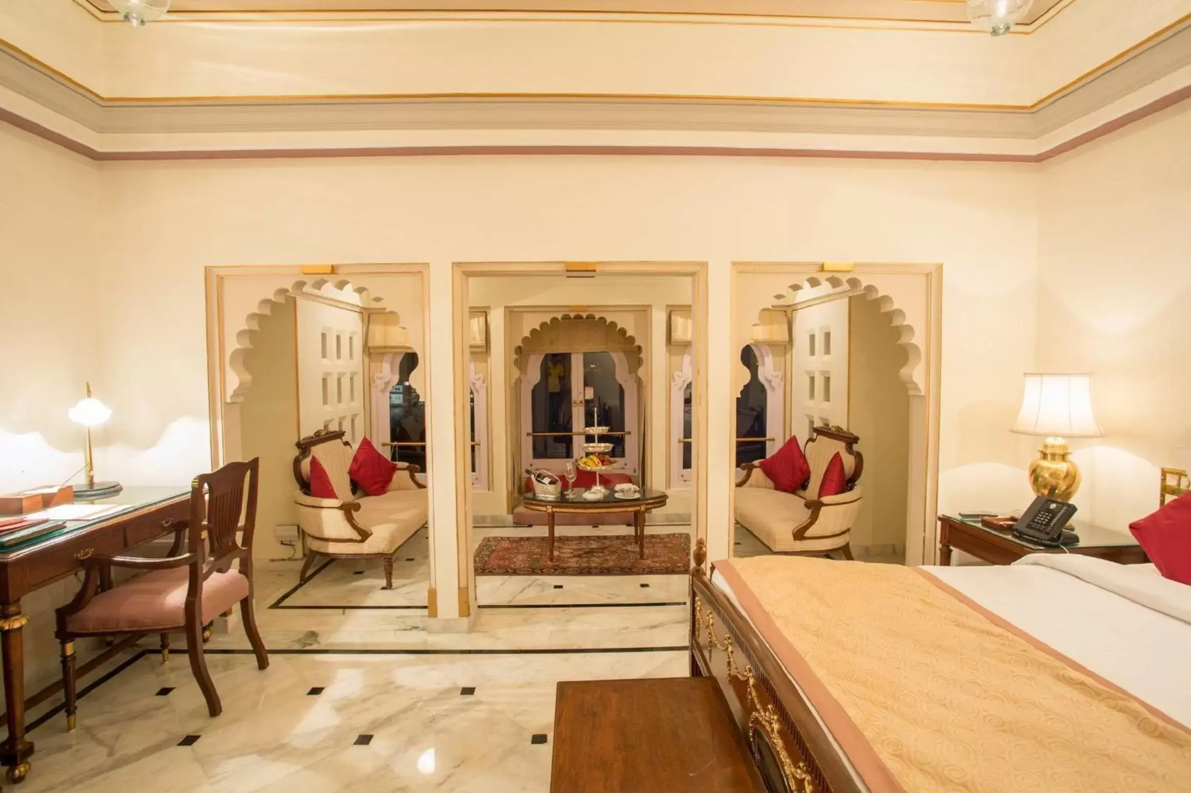 Balcony/Terrace, Lobby/Reception in Taj Fateh Prakash Palace Udaipur