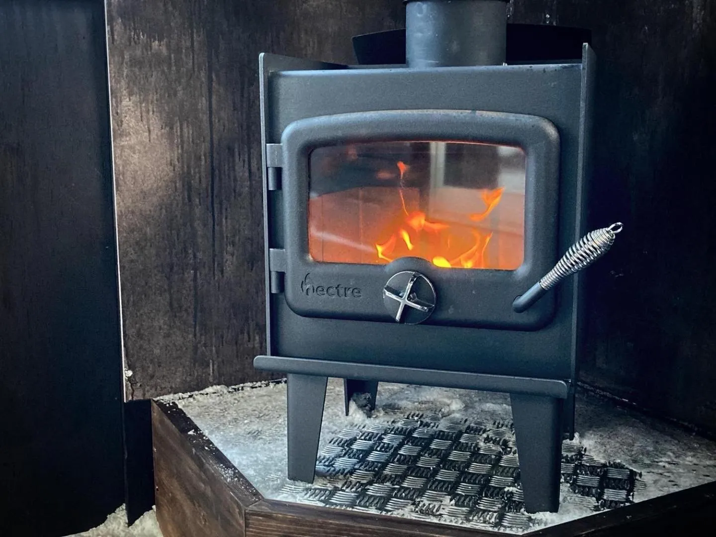 fireplace in Winkel Village