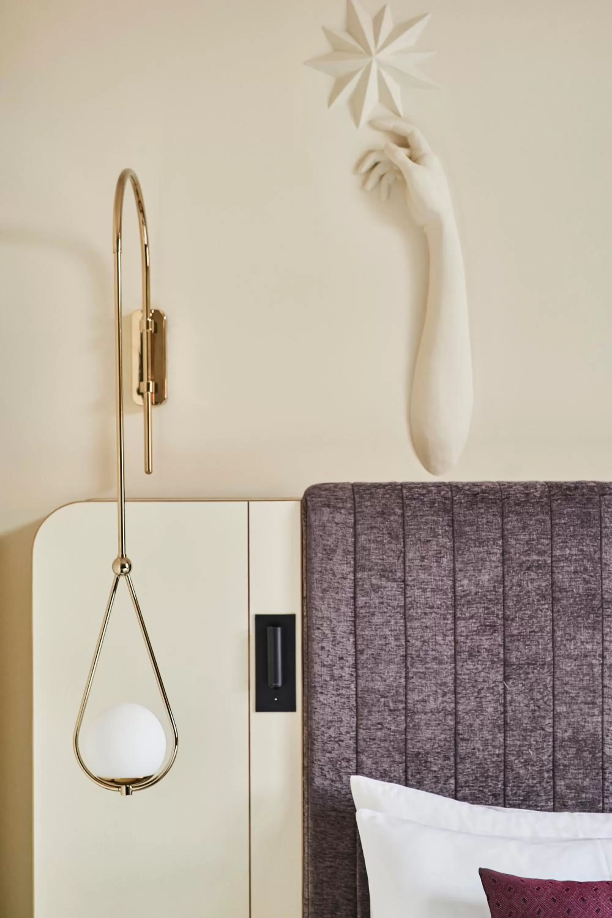 Decorative detail in Andaz Prague, By Hyatt