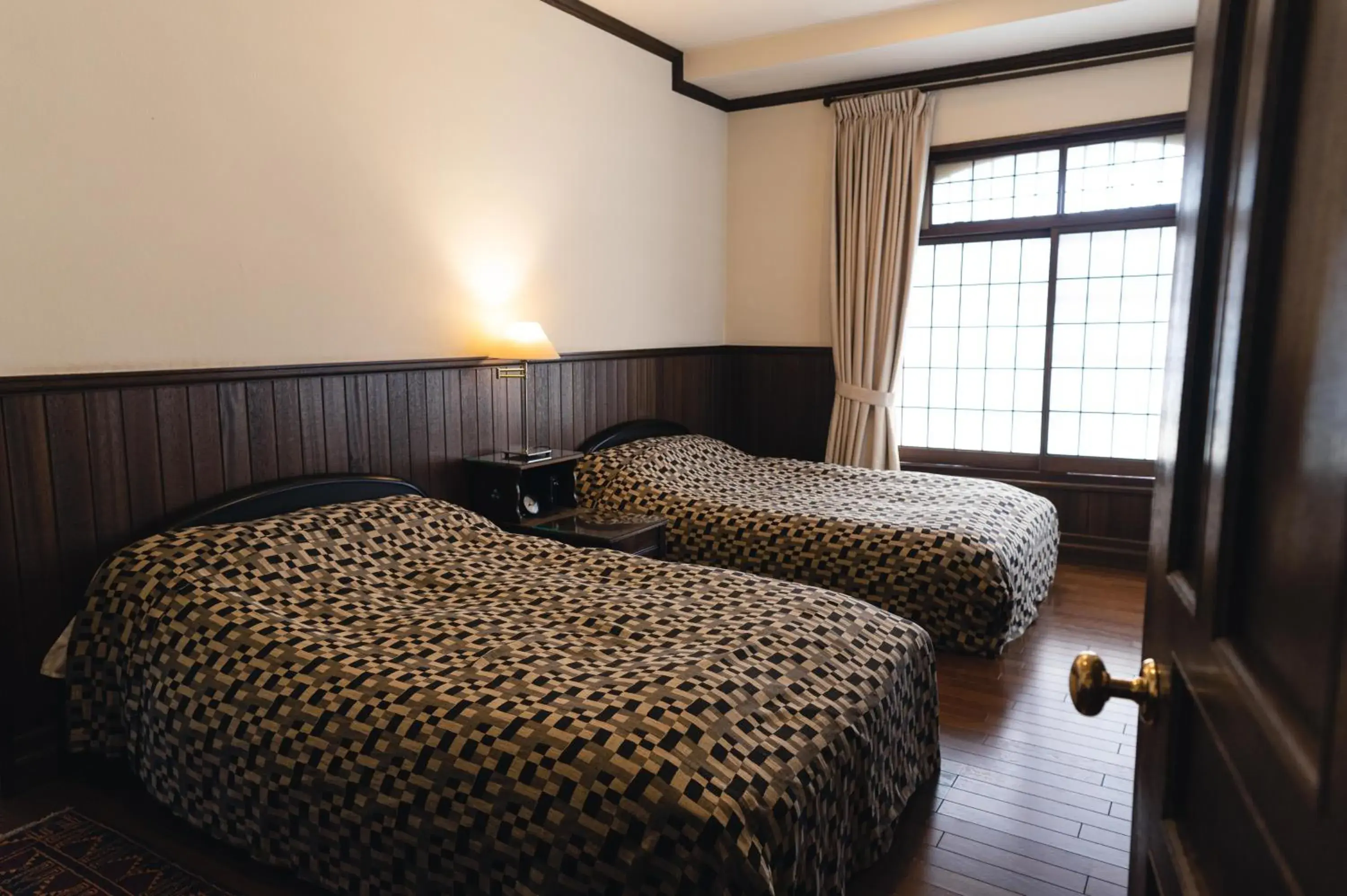 Bed in Hotel Hanakoyado