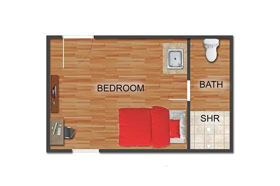 Floor Plan in The Dorm Hotel