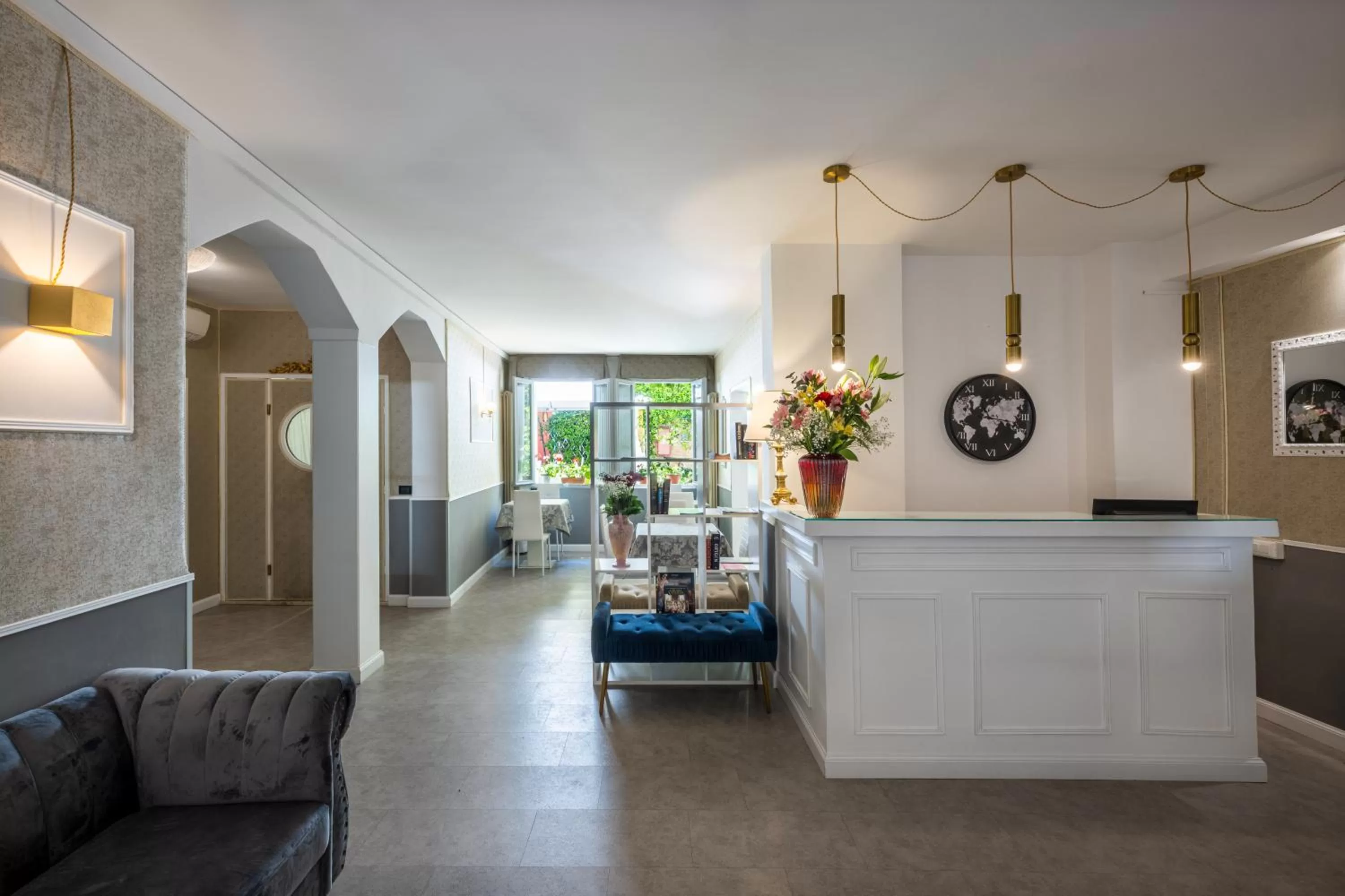 Seating area in Hotel Apostoli Garden