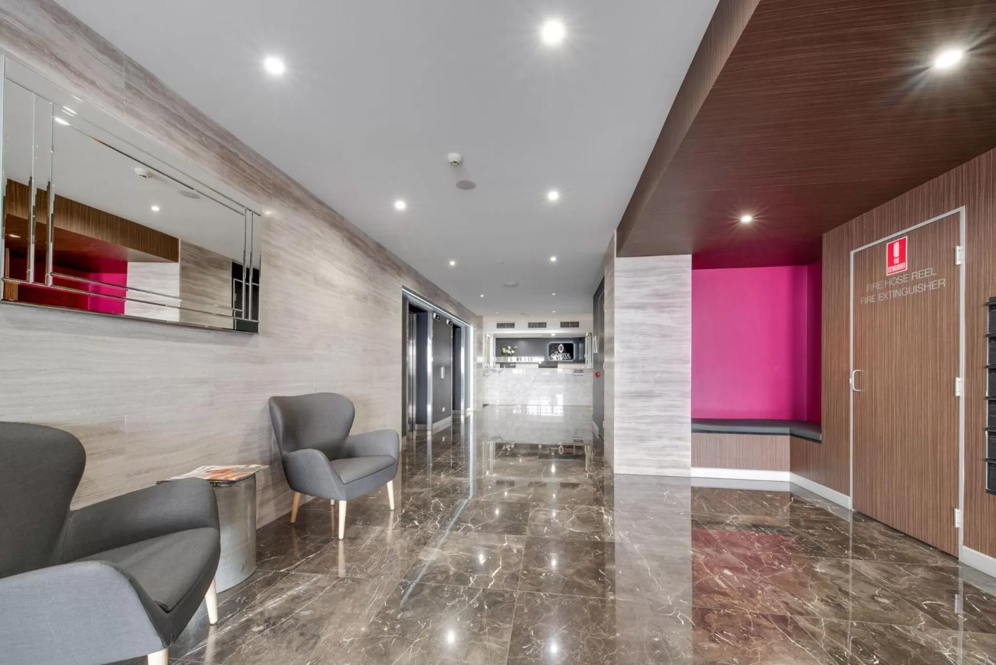 Lobby or reception in The Capitol Apartments