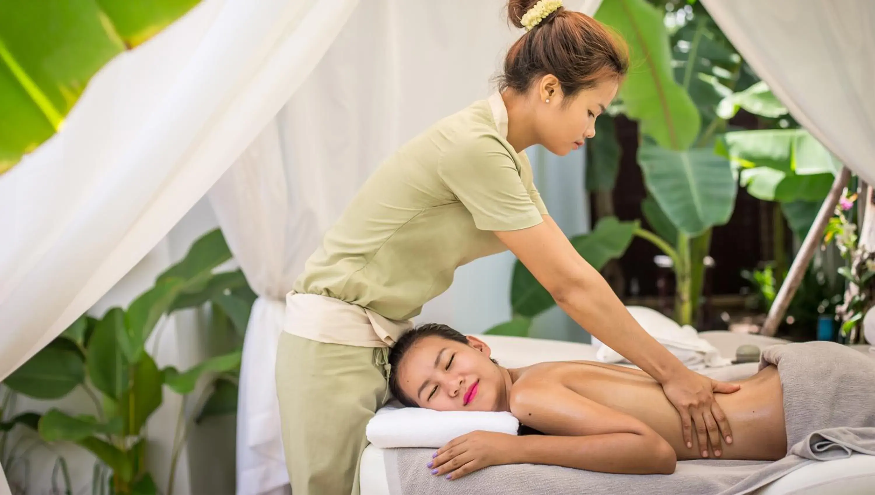 Staff in La Rivière d' Angkor Resort