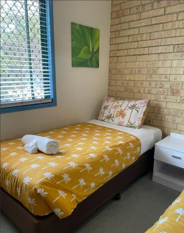 Bed in Coolum Budget Accommodation