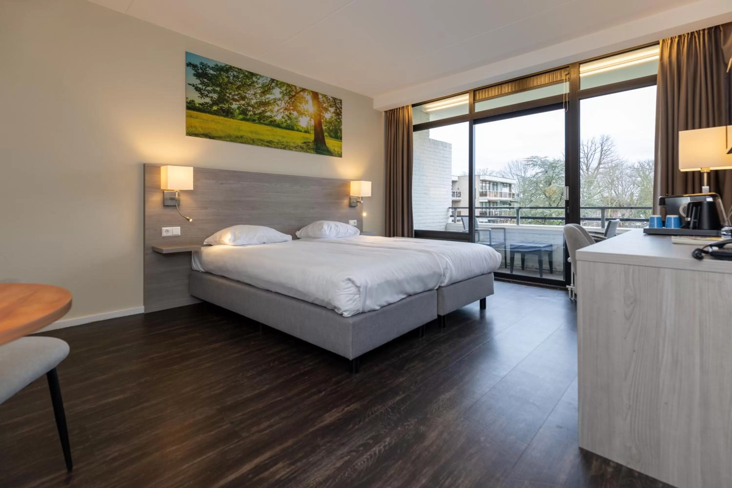 Bedroom, Bed in Fletcher Hotel-Restaurant Frerikshof