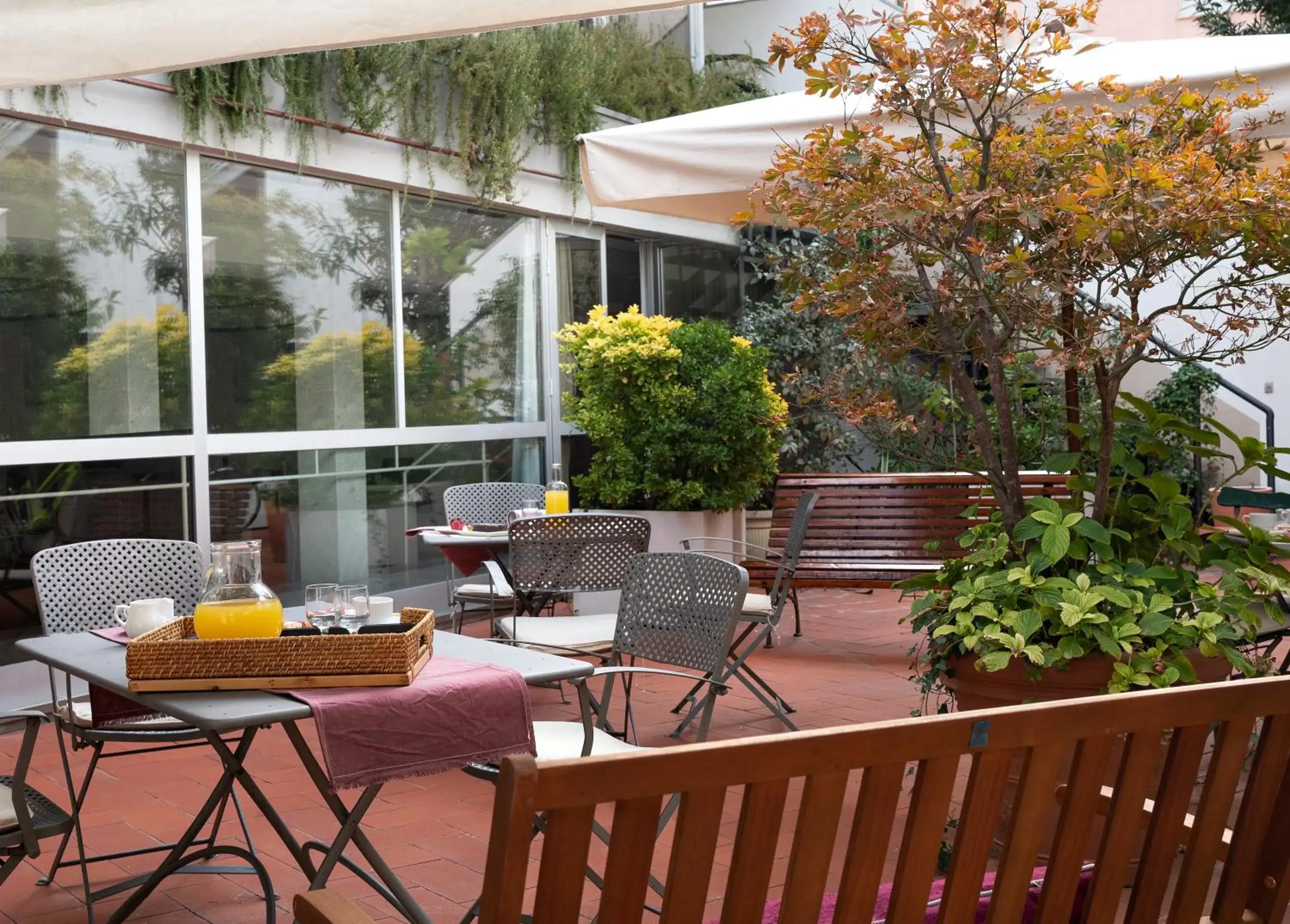 Patio in Palace Hotel