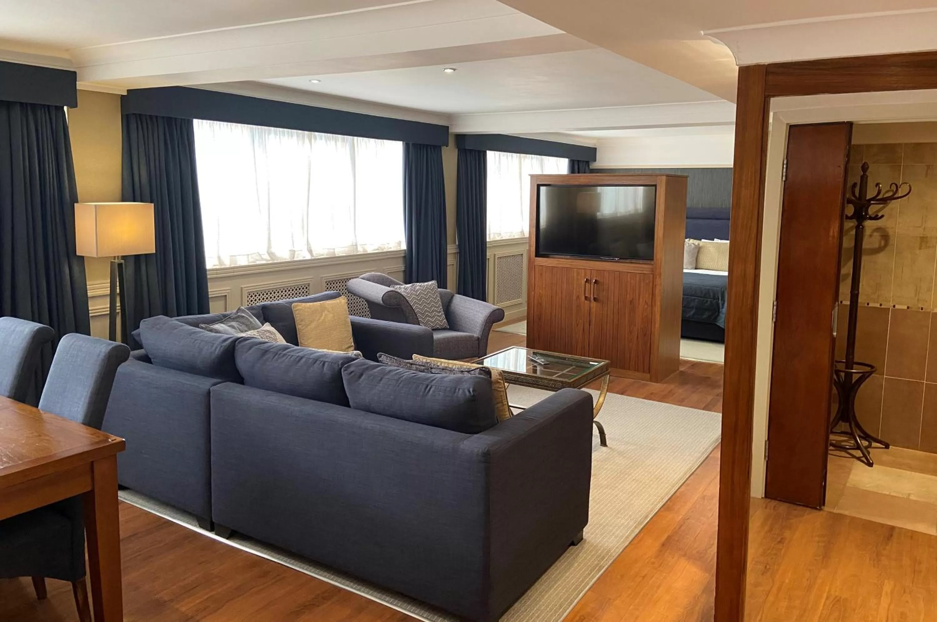 Living room in The Liner at Liverpool