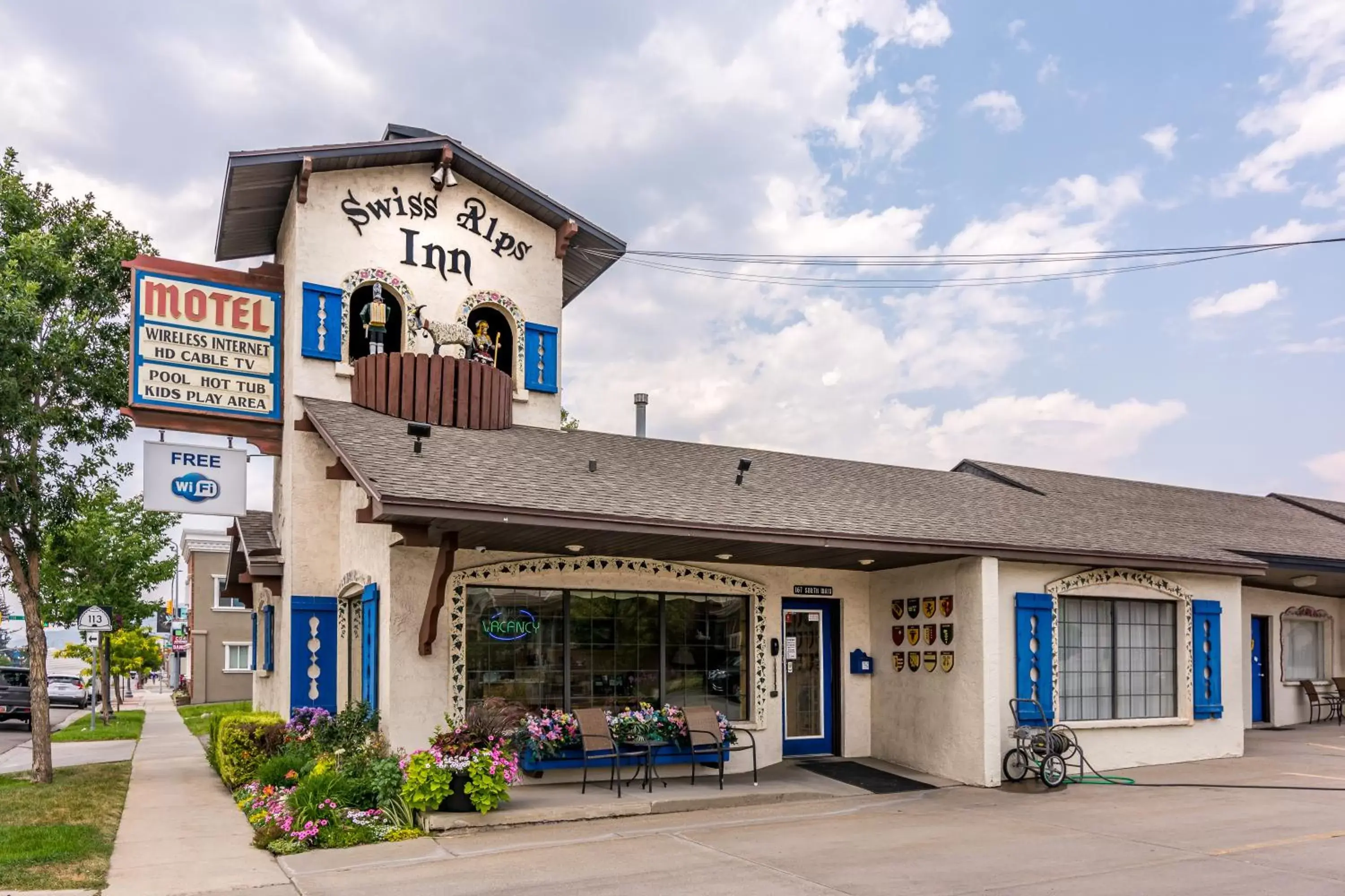 Property Building in Swiss Alps Inn