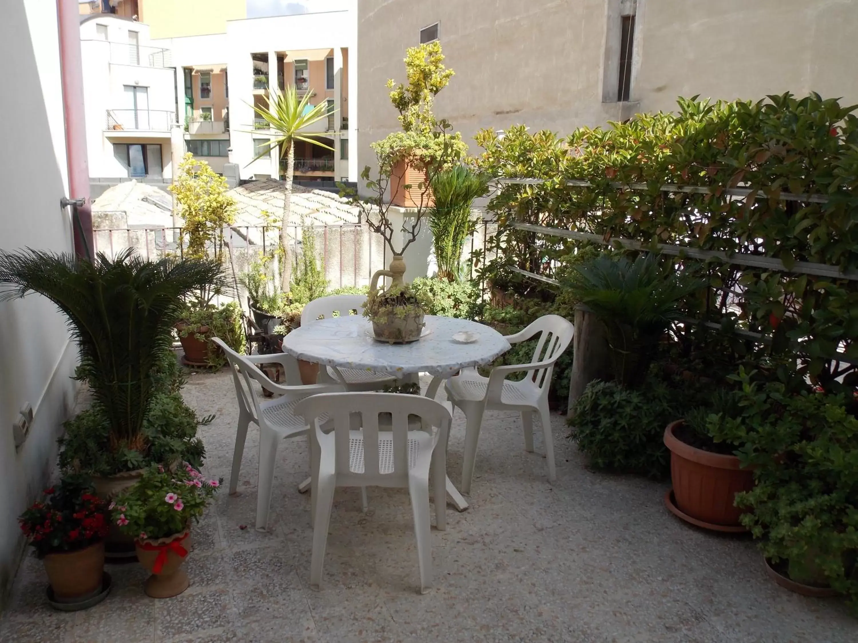 Balcony/Terrace in Albergo Roma