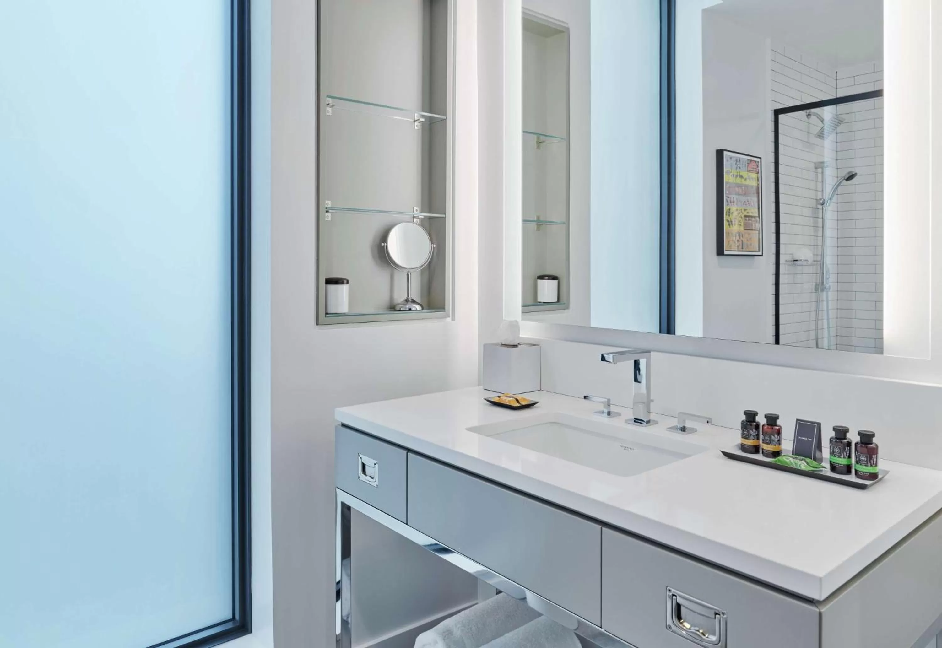 Bathroom in Canopy by Hilton Portland Pearl District