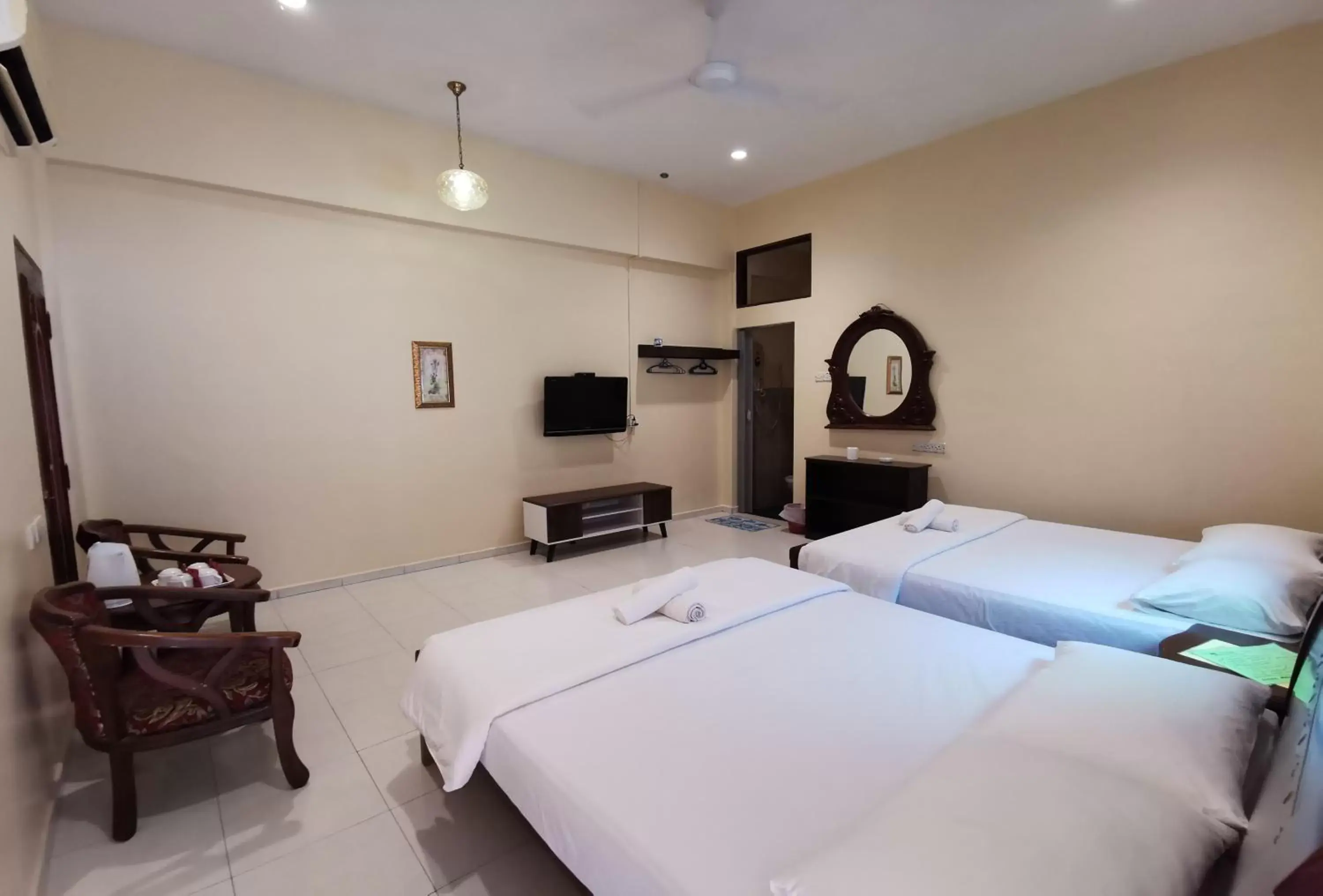 Bed in Sabak Awor Resort