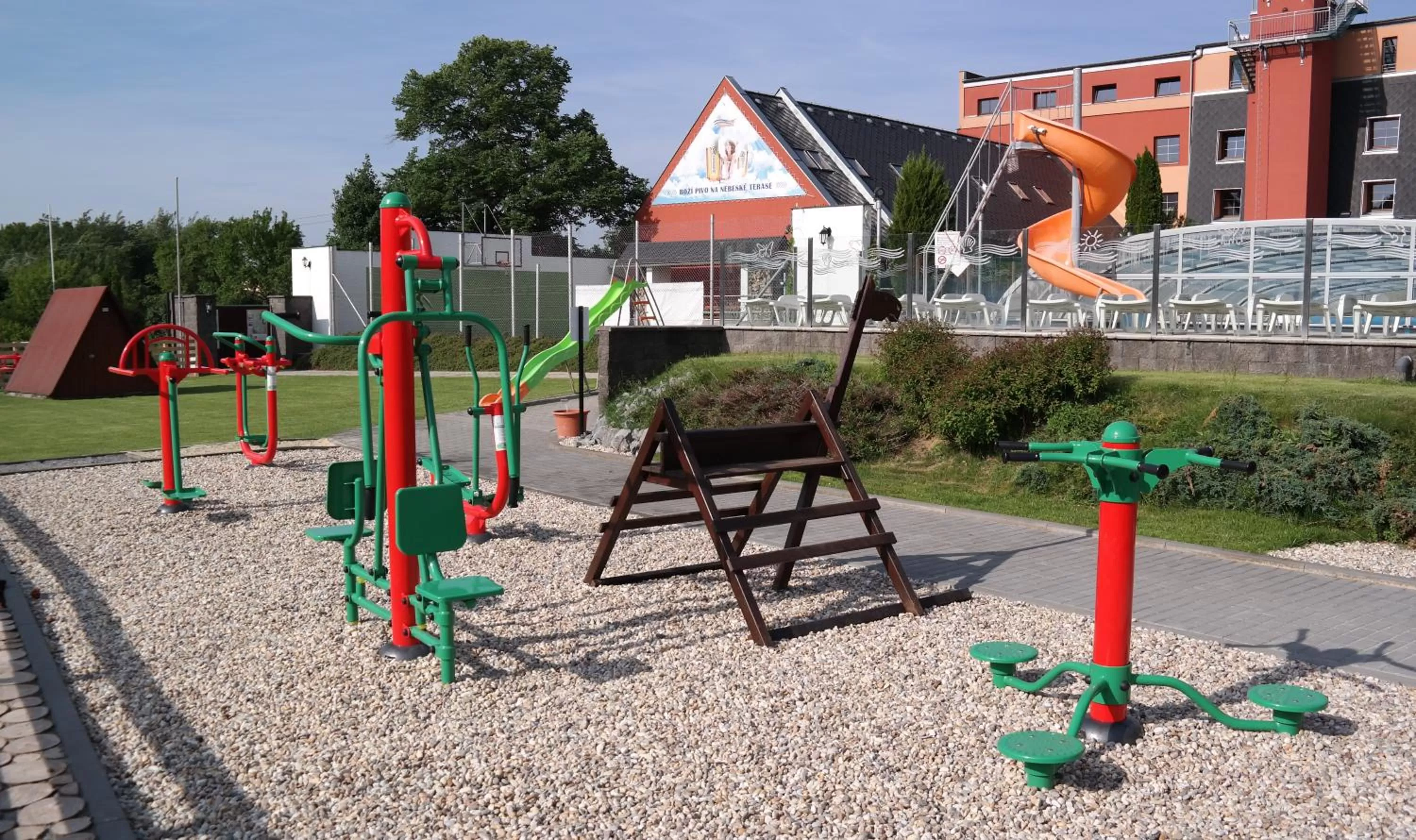 Children play ground in OREA Resort Panorama Moravský kras