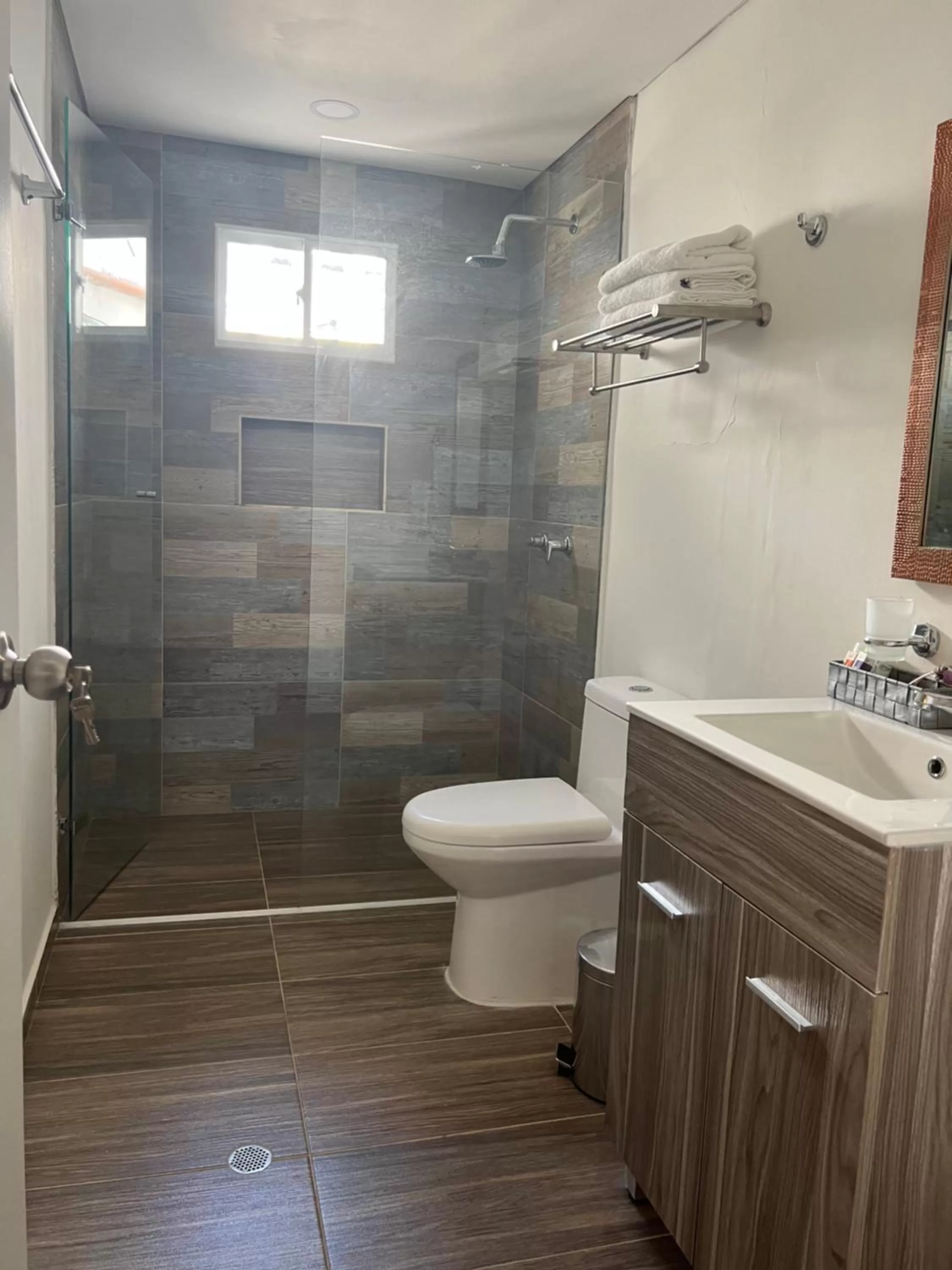 Shower in Hotel Boutique Casa chunuu Santa Marta