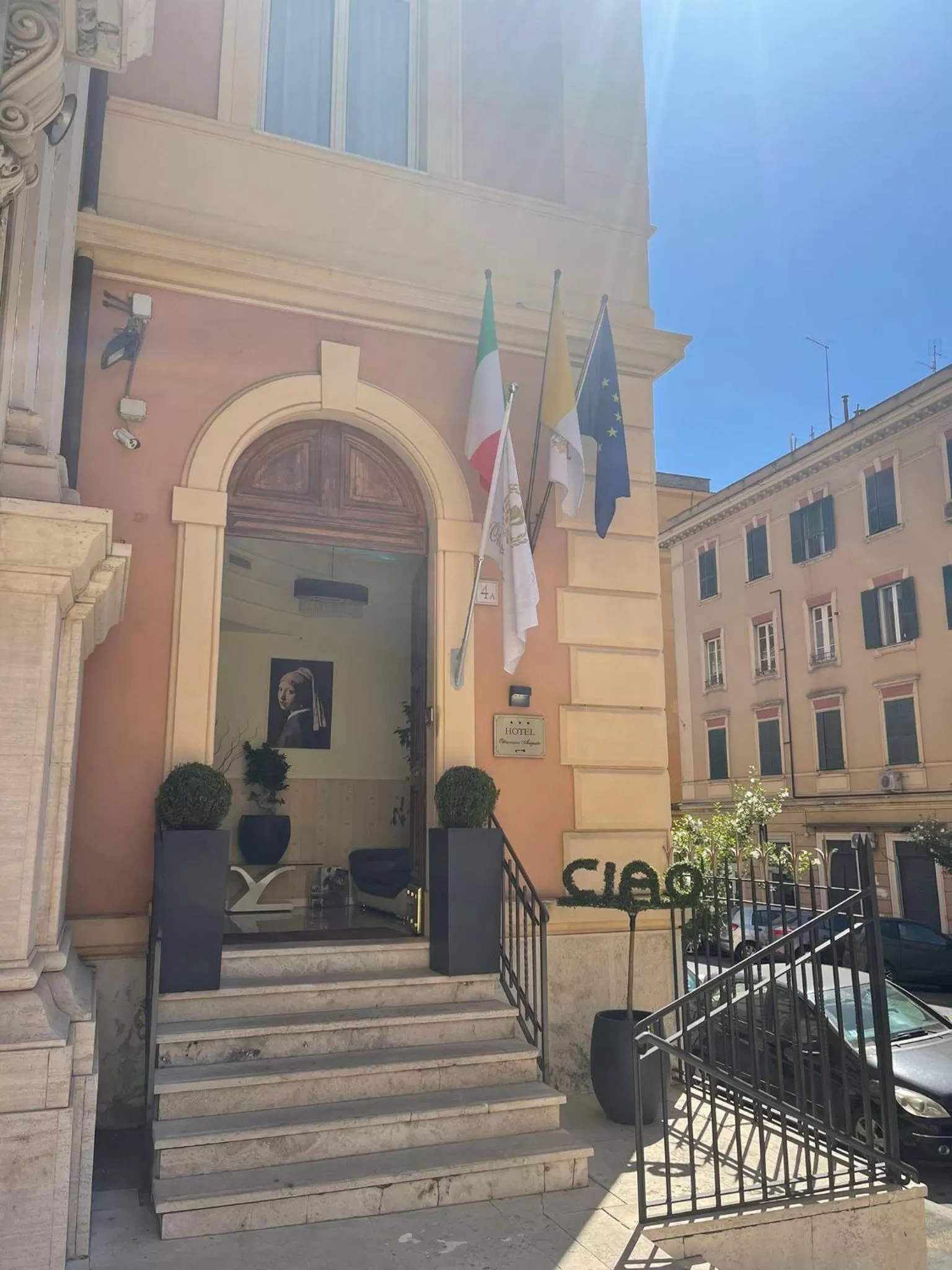 Property building in Hotel Ottaviano Augusto