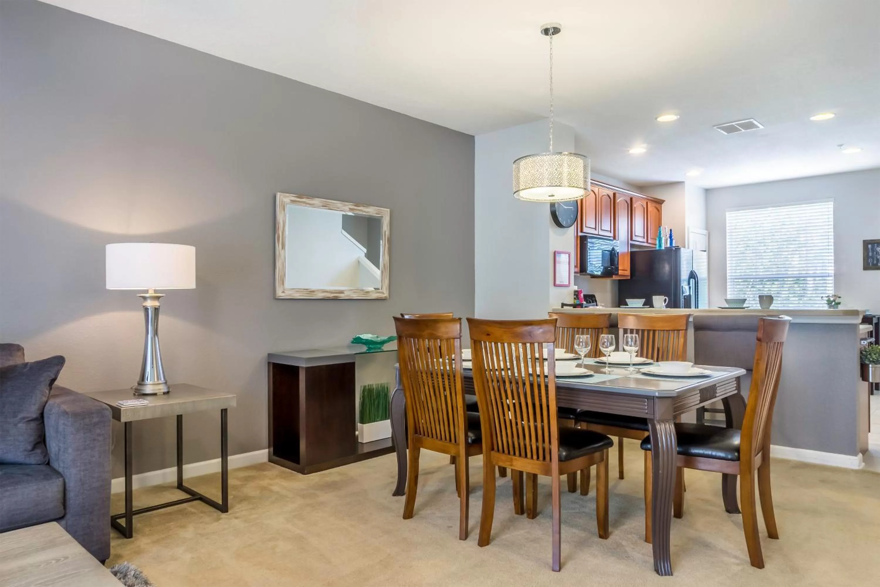 Dining area in Orlando Escape