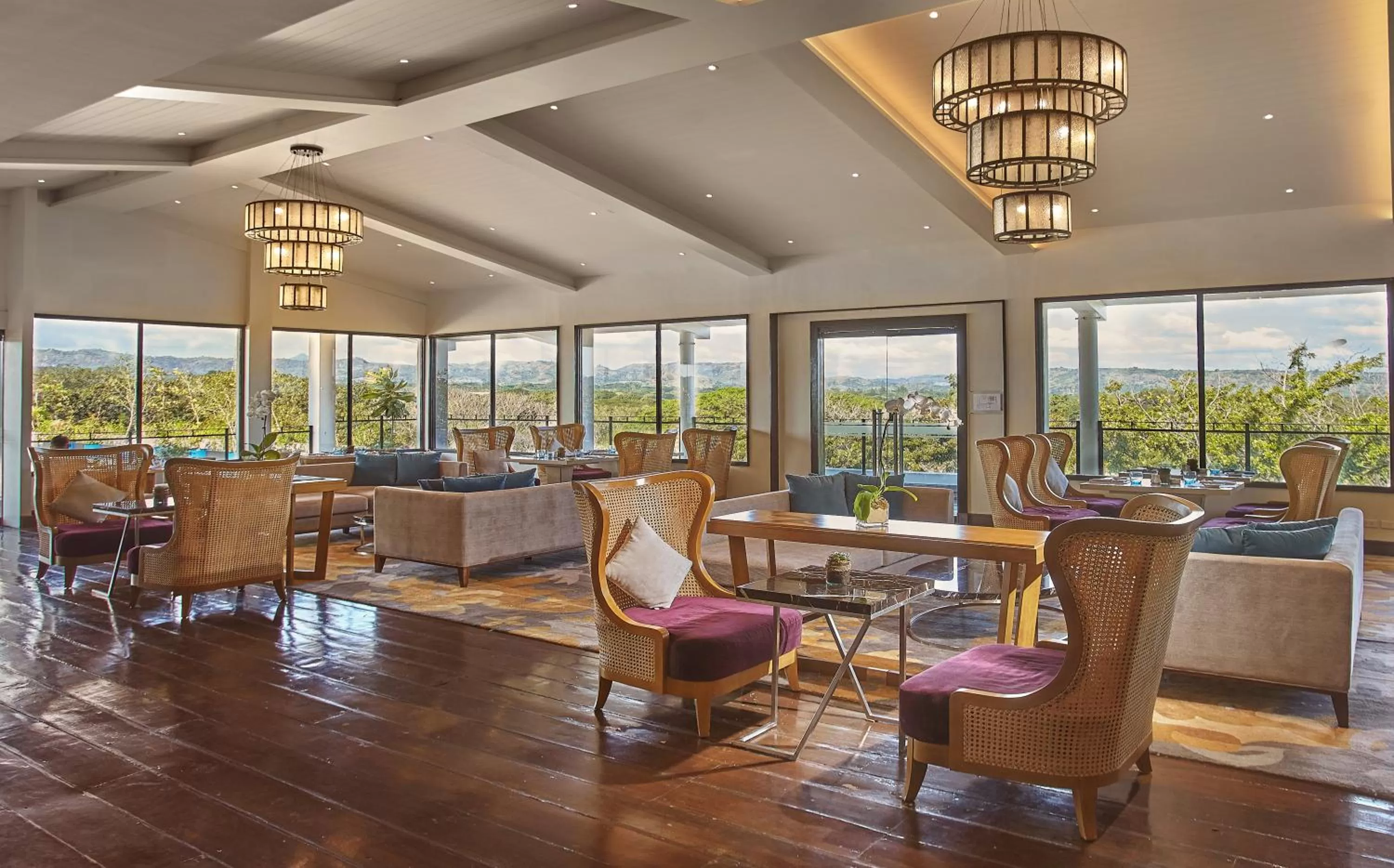 Seating area in Quest Plus Conference Center, Clark