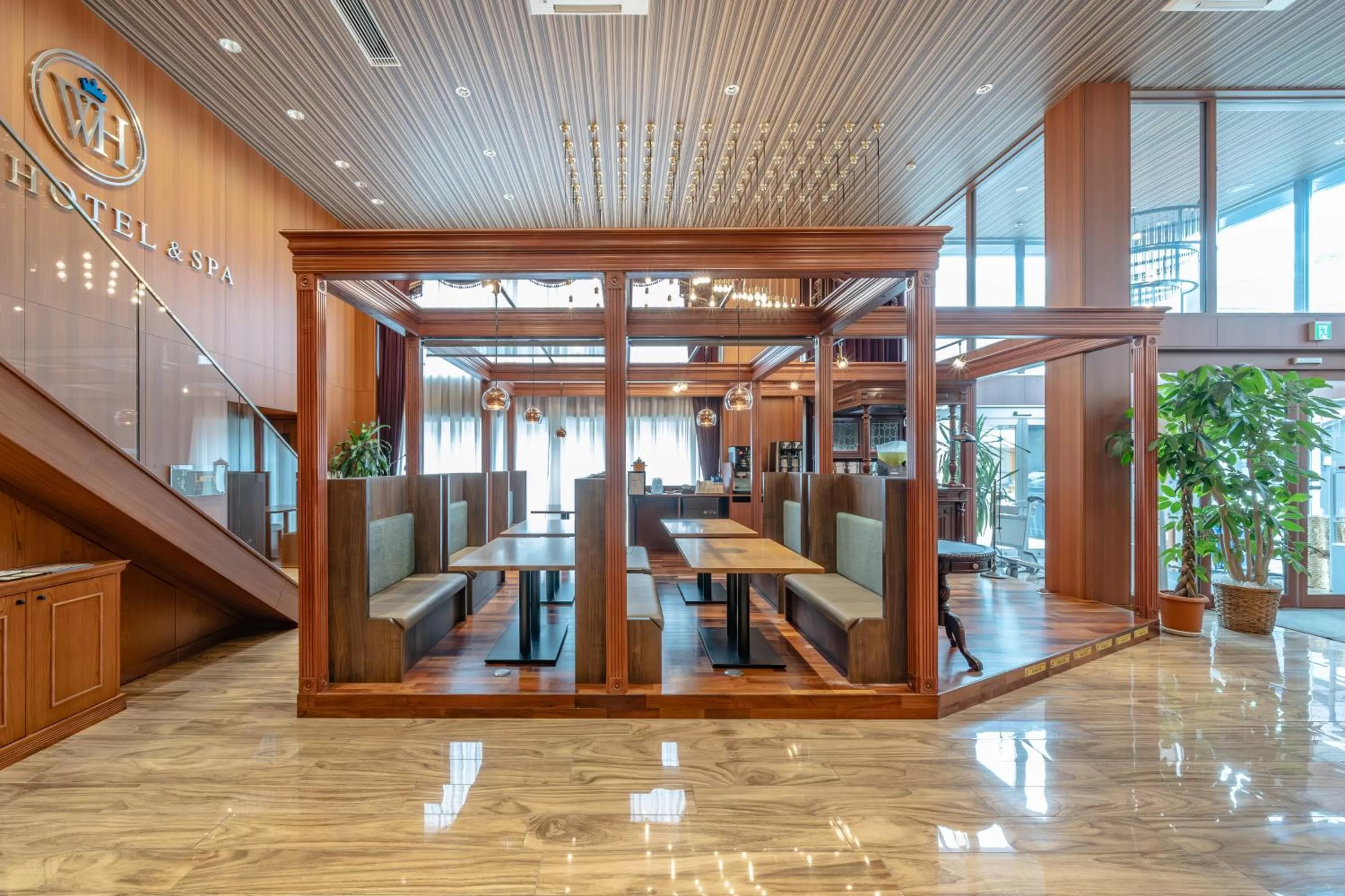 Lobby or reception in Wat Hotel & Spa Hida Takayama