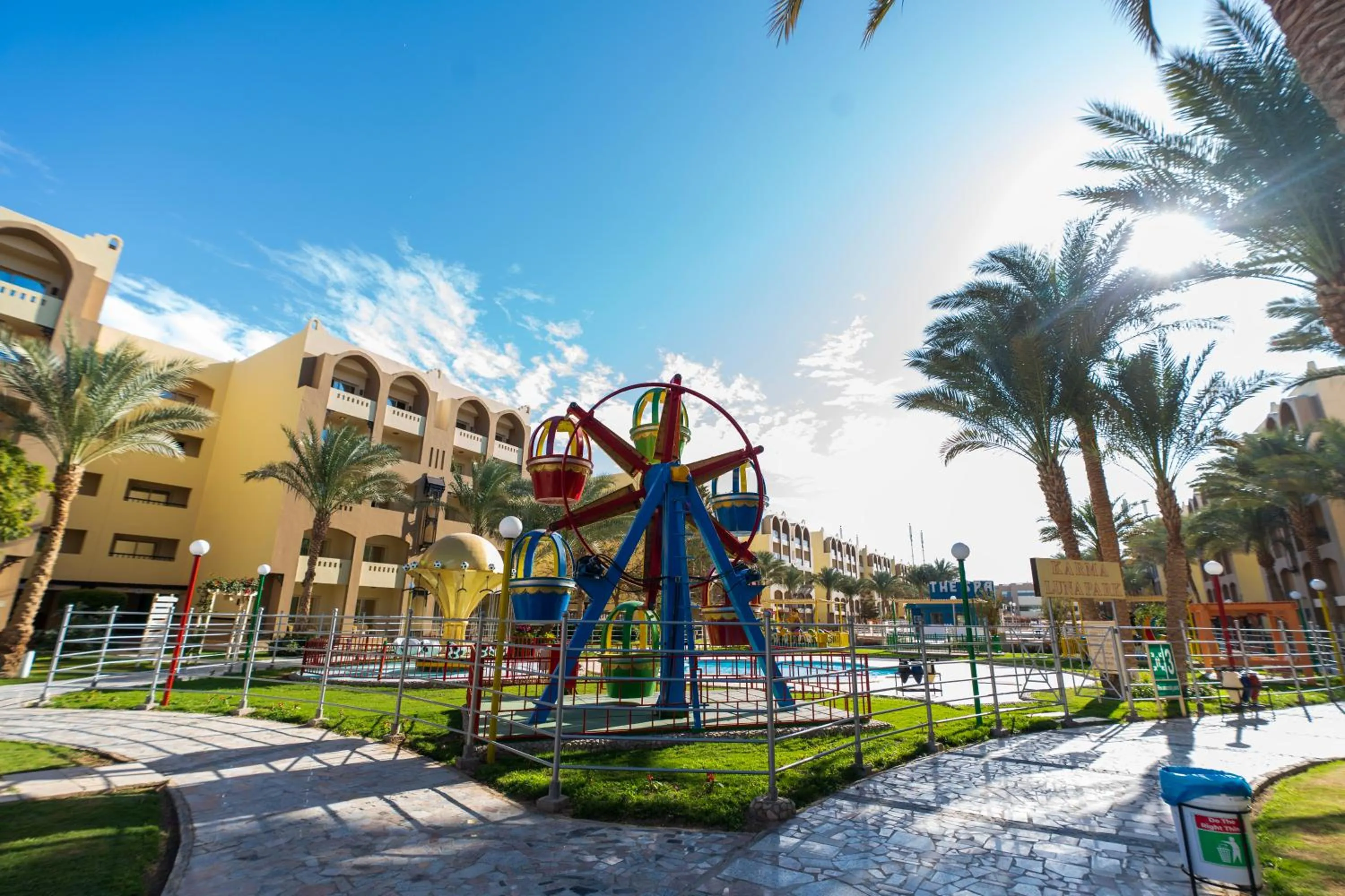 Children play ground in El Karma Beach Resort & Aqua Park - Hurghada