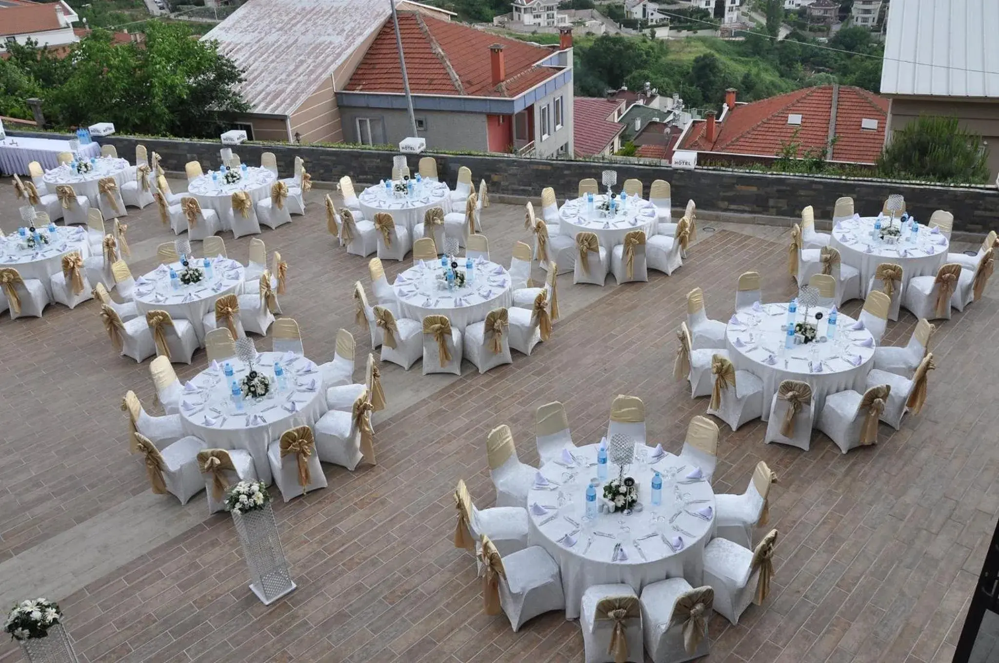 Balcony/Terrace, Banquet Facilities in The Berussa Hotel