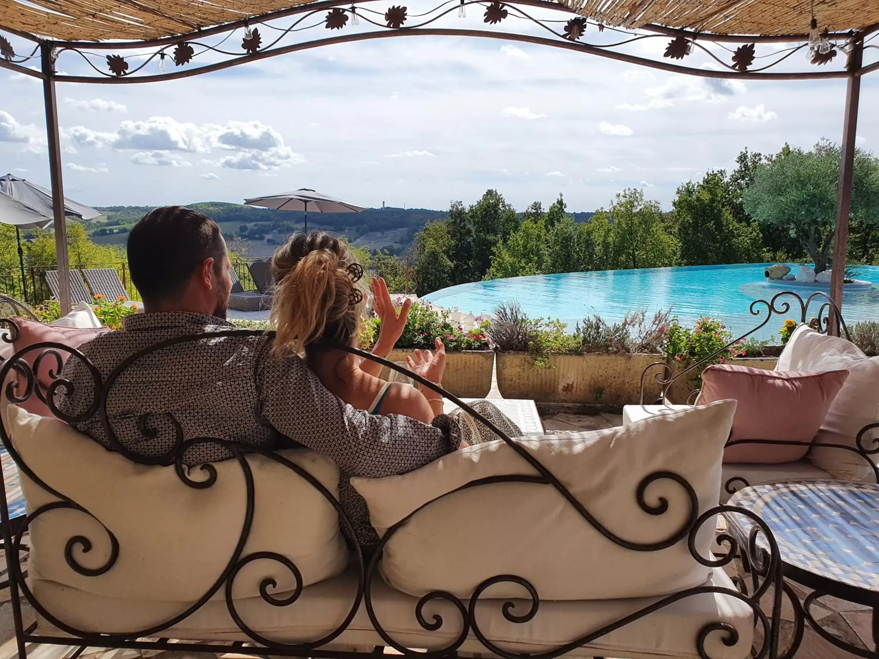 Swimming Pool in Le Belvédère Hotel et Bien être