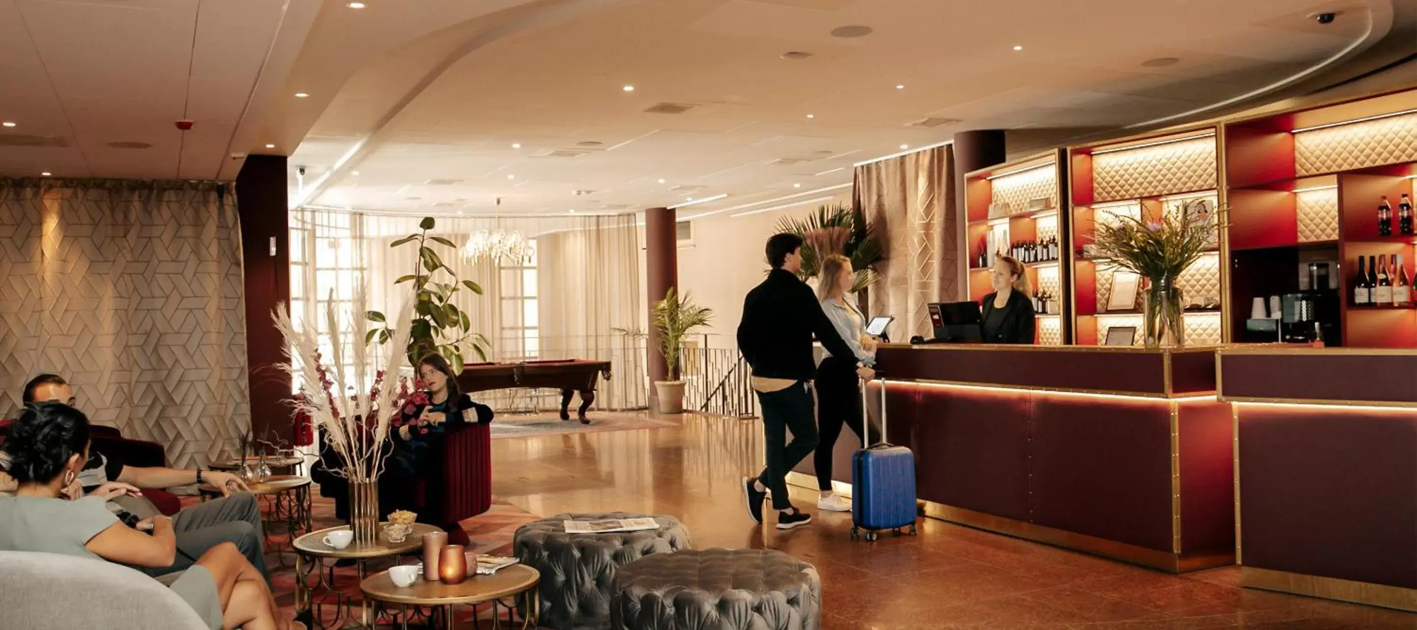 Lobby or reception in Hotel Hasselbacken