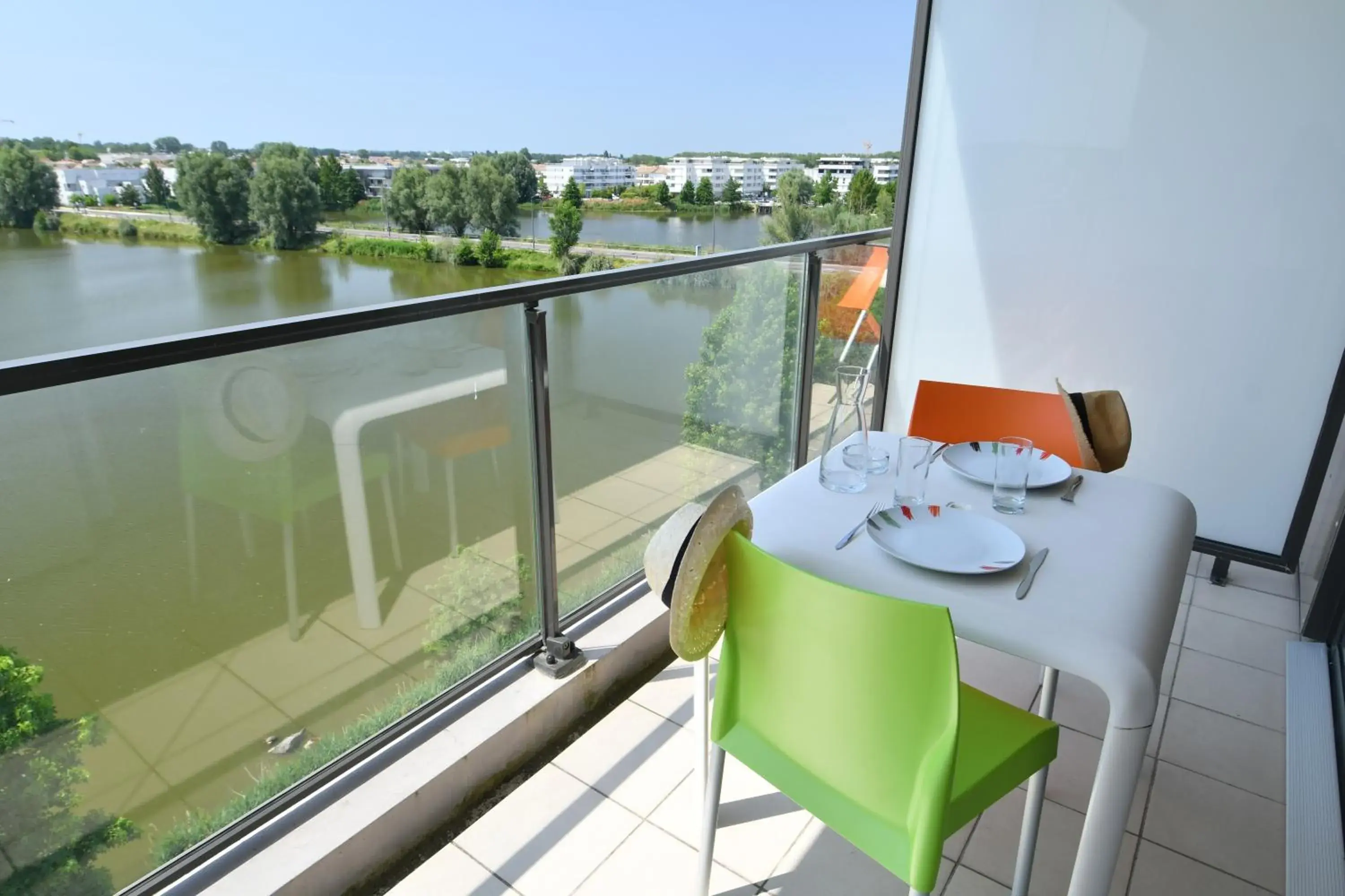 Balcony/Terrace in Appart-Hôtel Mer & Golf City Bordeaux - Bruges