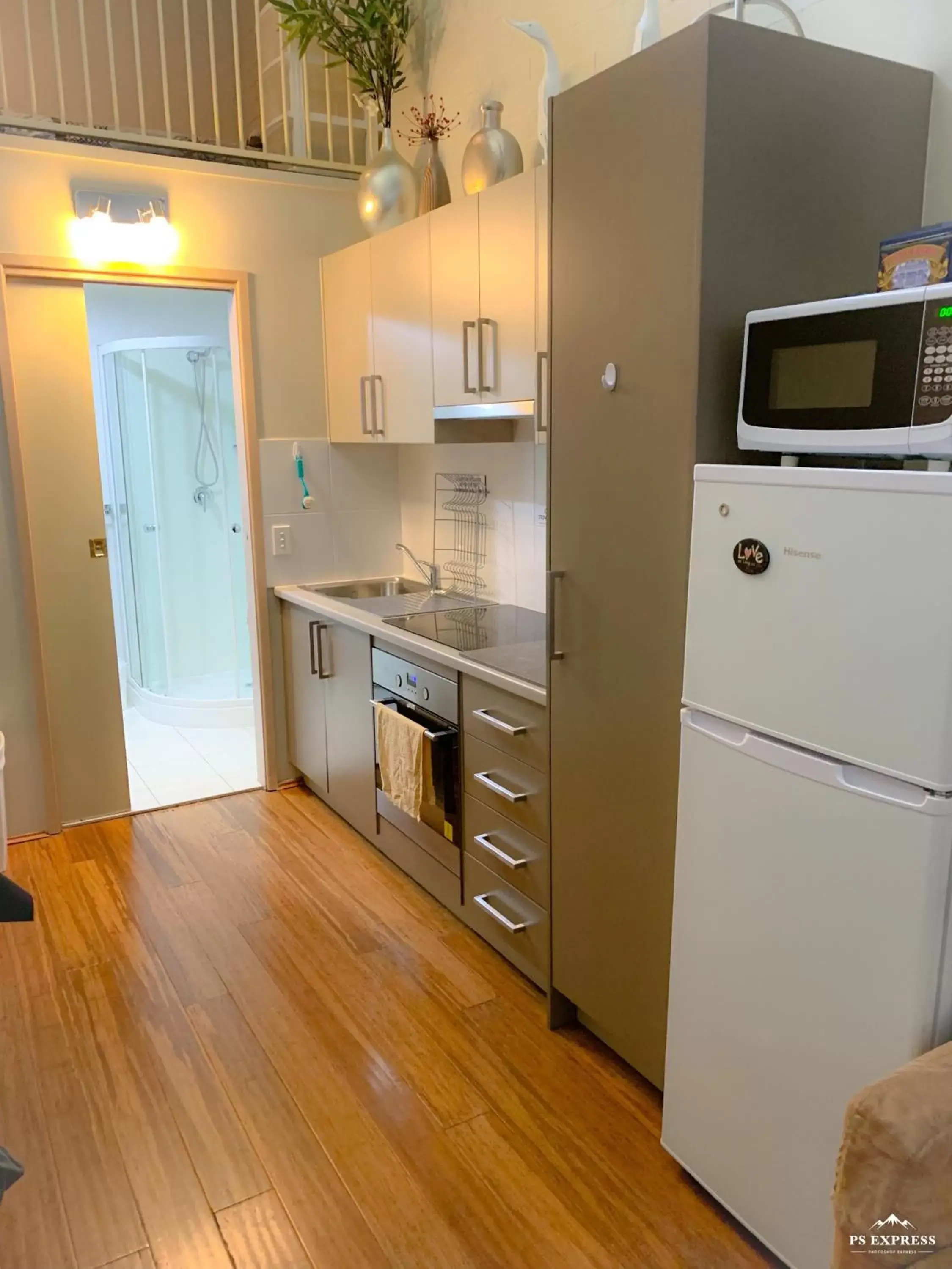 Kitchen/Kitchenette in Westside Studio Apartments