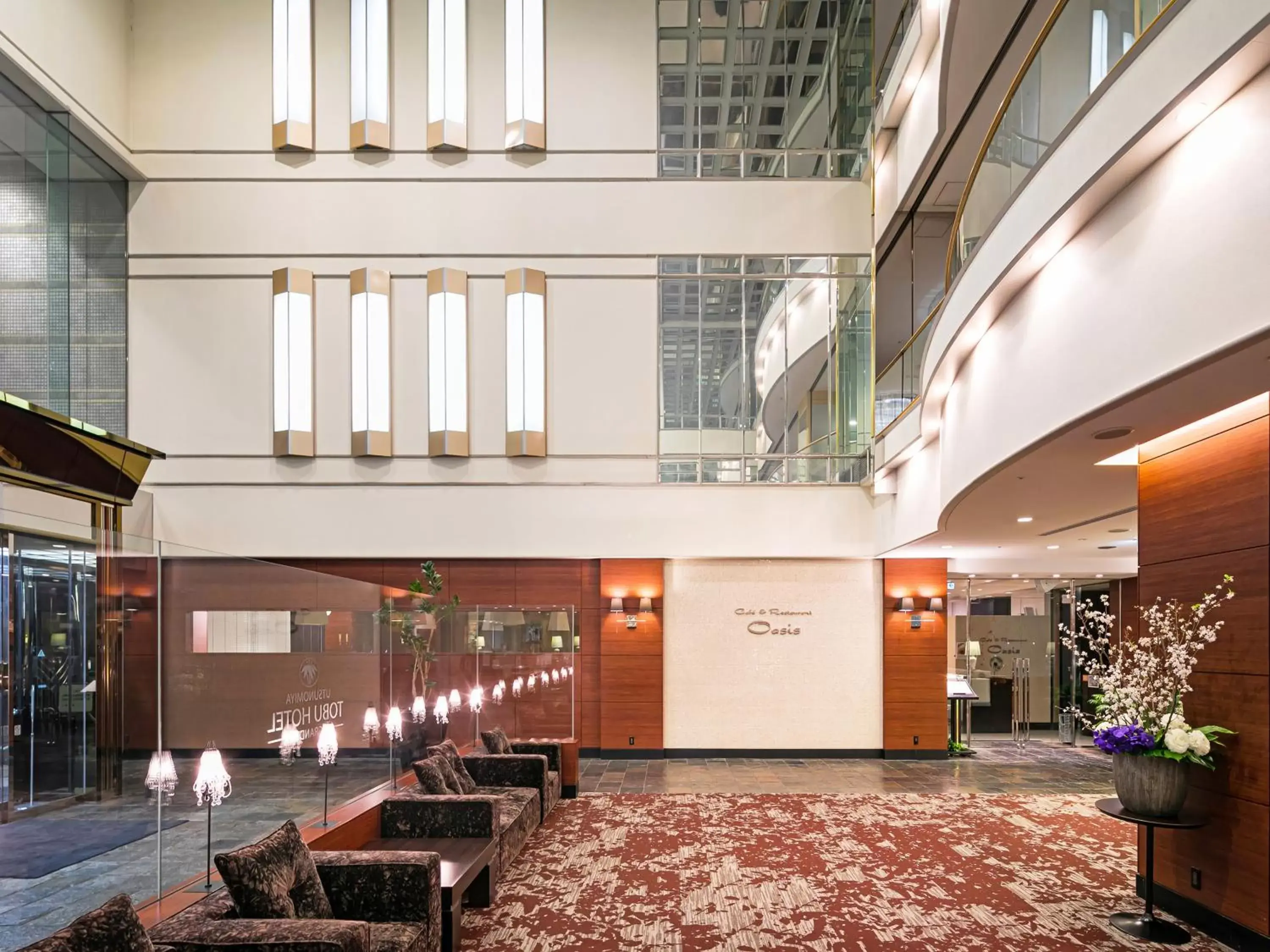 Lobby or reception in Utsunomiya Tobu Hotel Grande