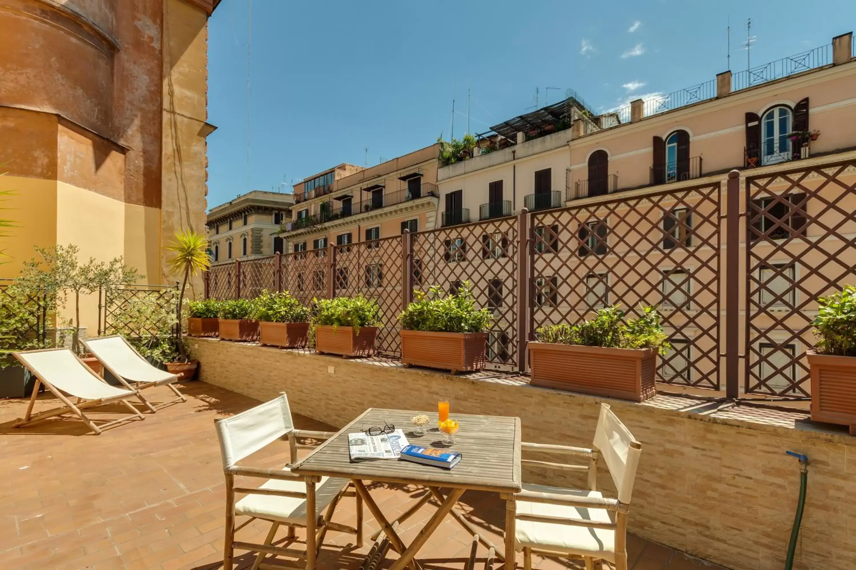 Balcony/Terrace in Hotel Borromeo