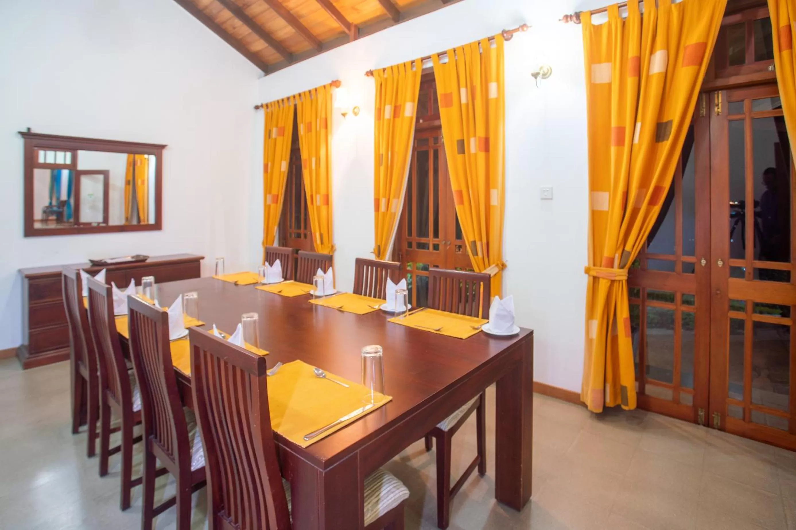 Dining area in The Kandyan Villa