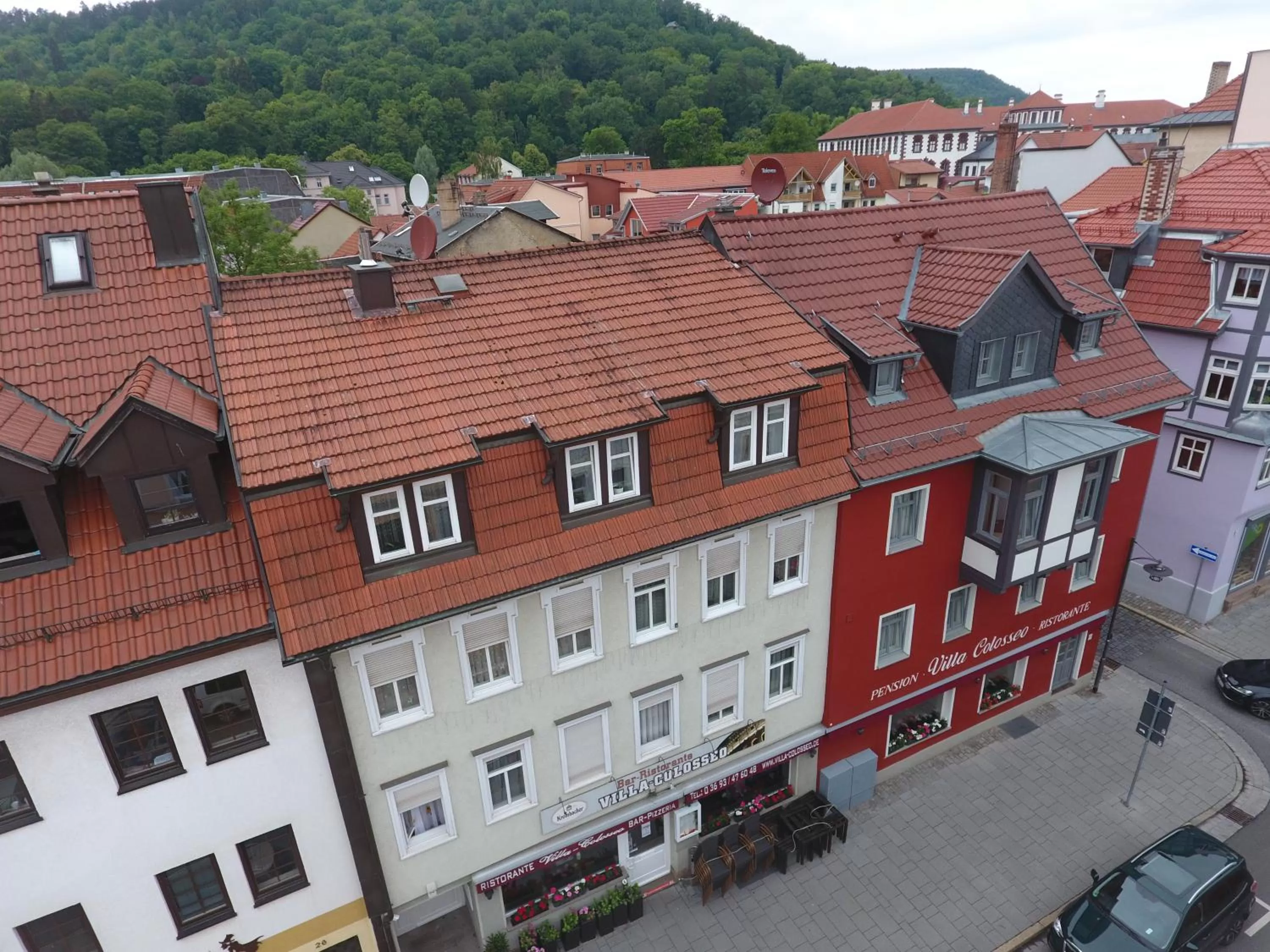 Location in Pension Villa Colosseo im Herzen von Meiningen