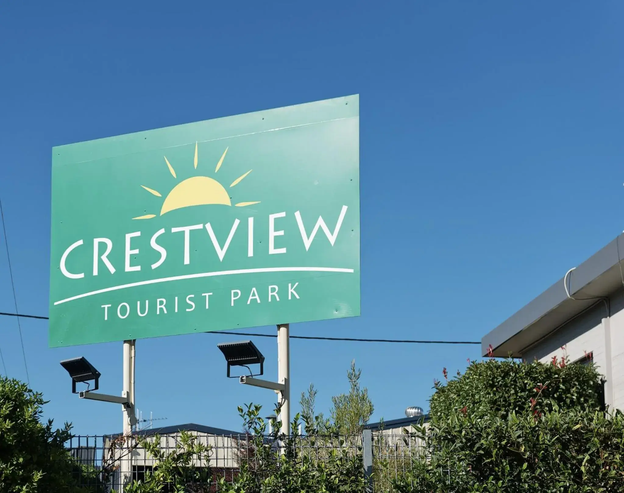 Property logo or sign in Crestview Tourist Park