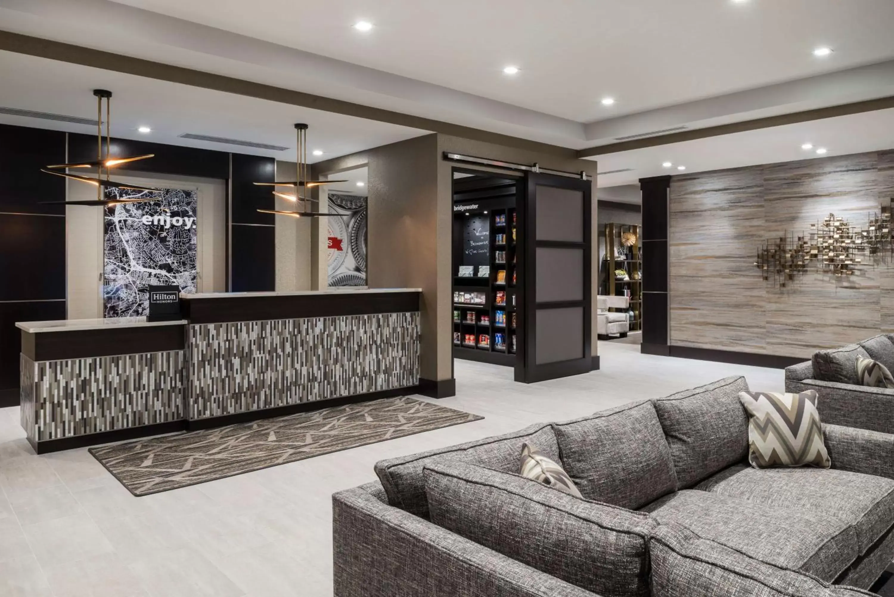 Lobby or reception in Hampton Inn & Suites Bridgewater, NJ Lobby or reception in Hampton Inn & Suites Bridgewater, NJ