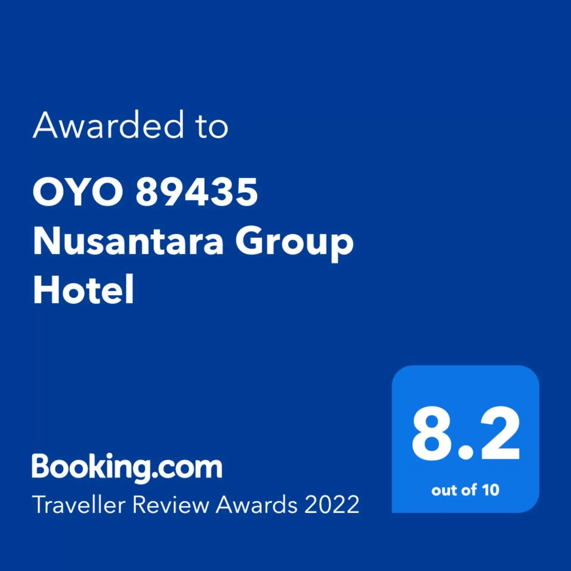Certificate/Award, Logo/Certificate/Sign/Award in OYO 89435 Nusantara Group Hotel