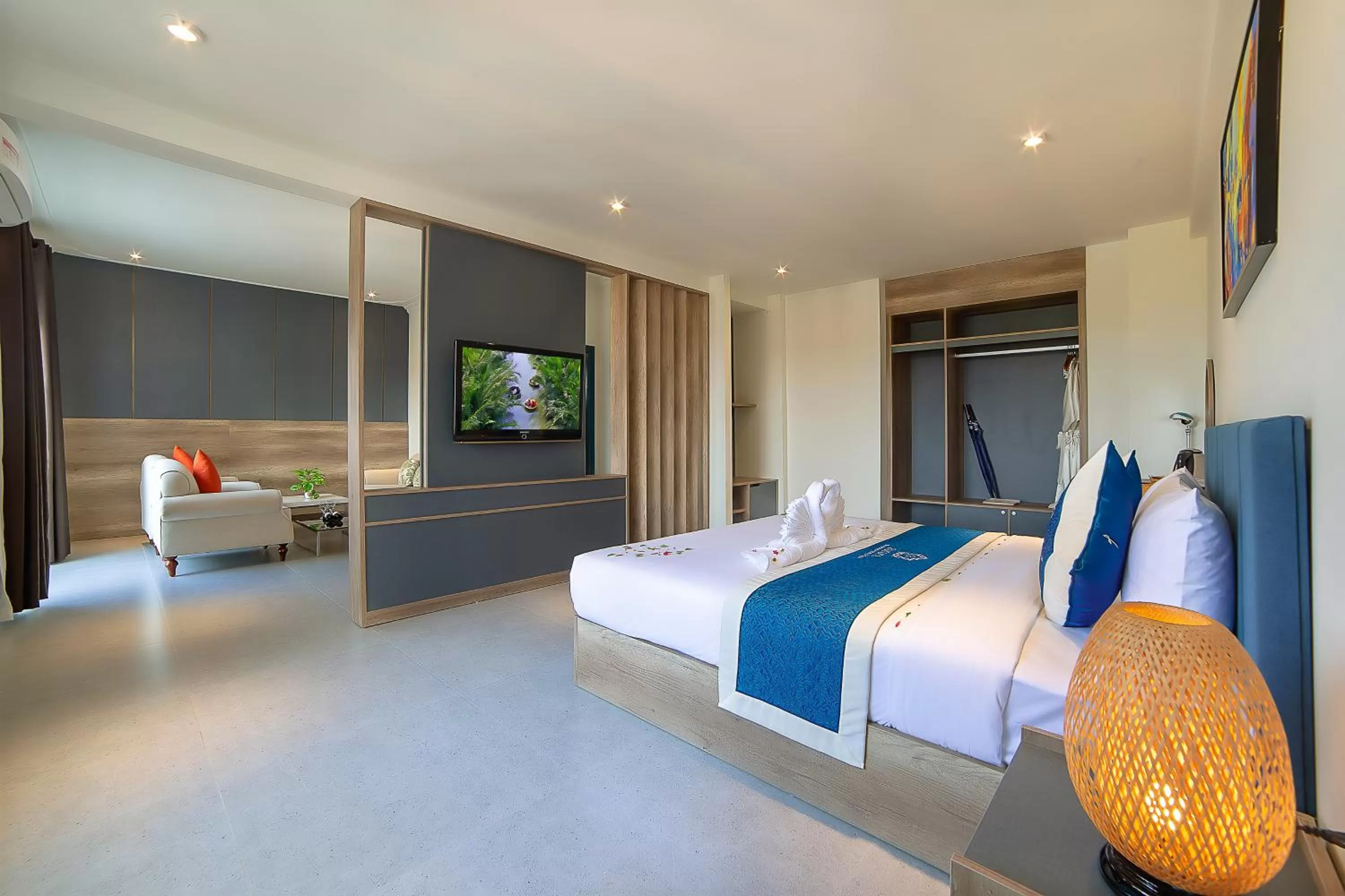 Photo of the whole room, Bed in Hoi An Aurora Riverside Hotel and Spa