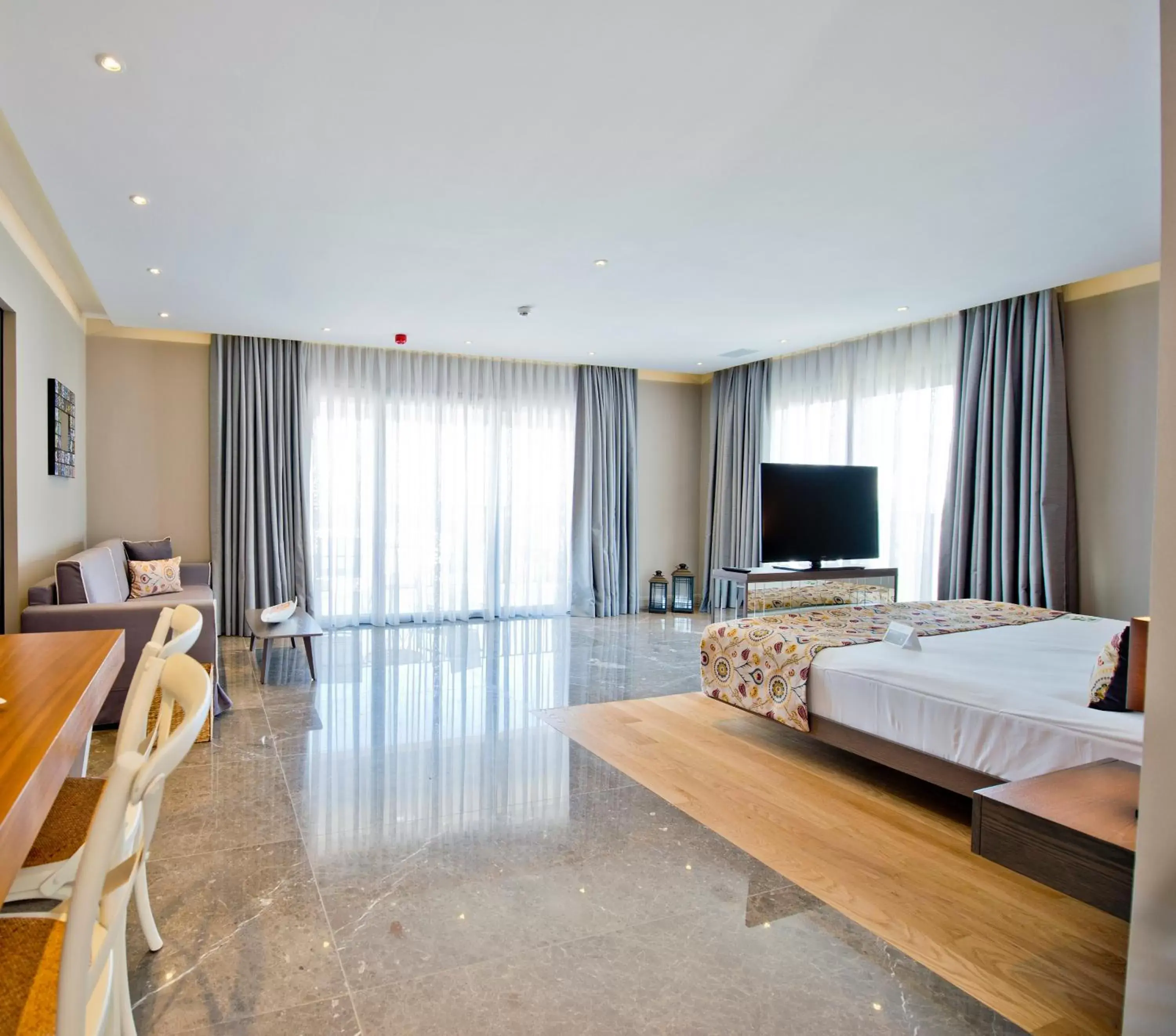 Living room in Ramada Resort by Wyndham Bodrum