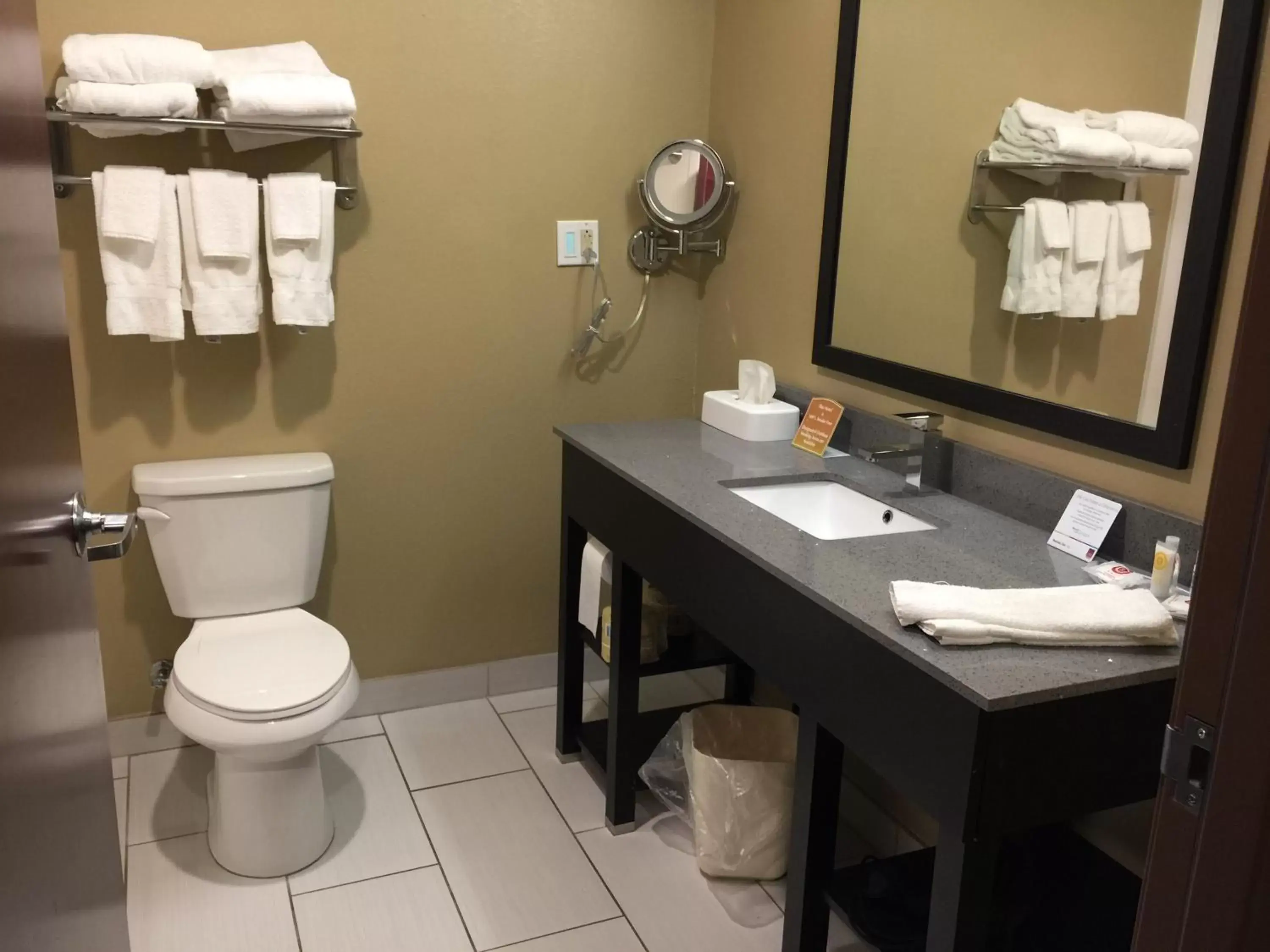 Bathroom in Comfort Suites Uniontown