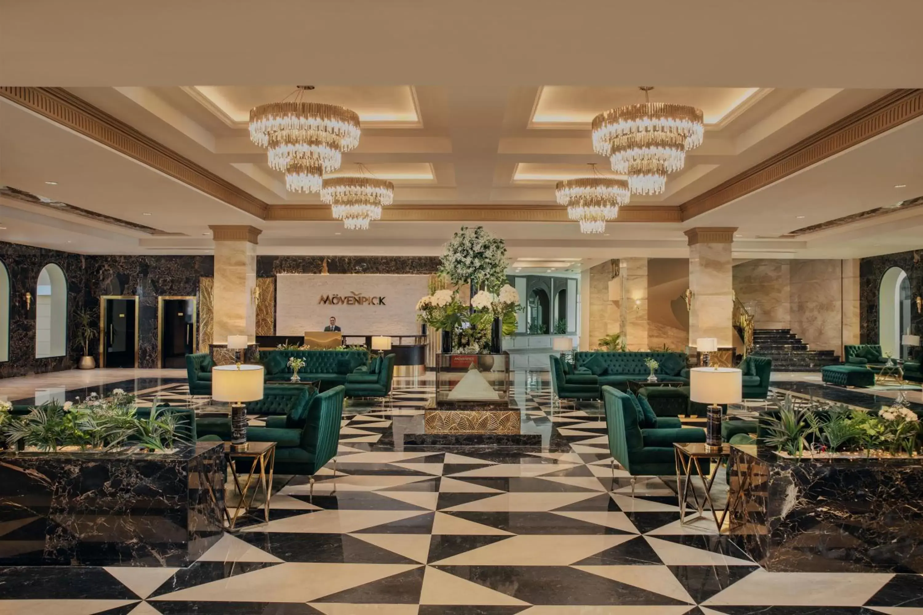 Lobby or reception in Mövenpick Hotel Cairo - Media City