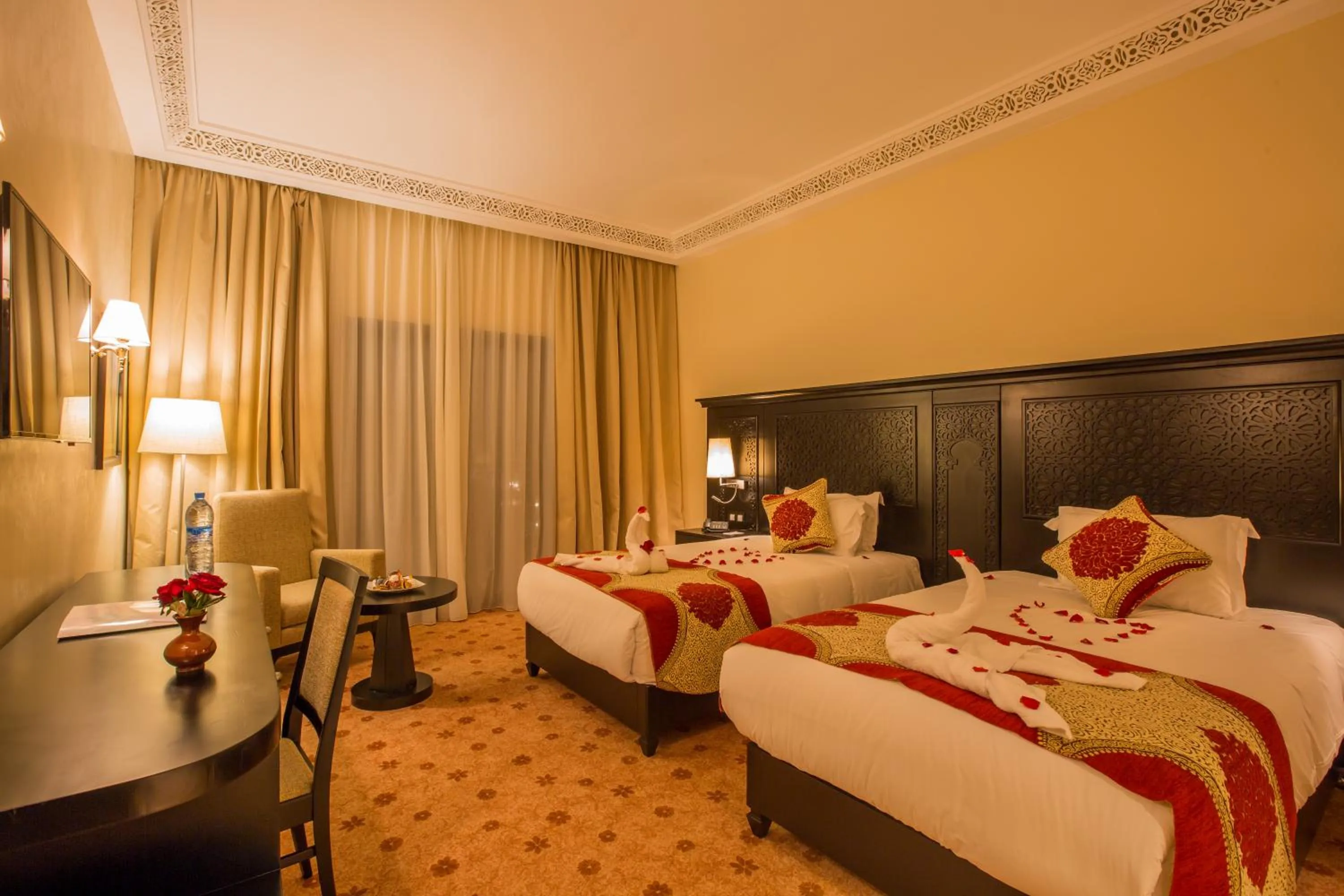 bunk bed, Bed in Ennakhil Marrakech Hotel & SPA