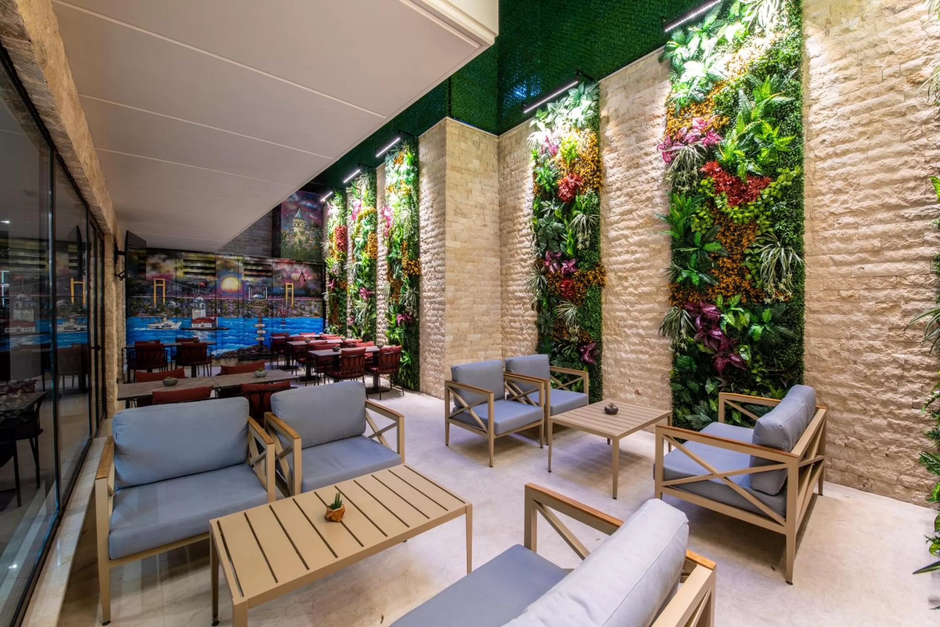 Patio in Aprilis Deluxe Hotel