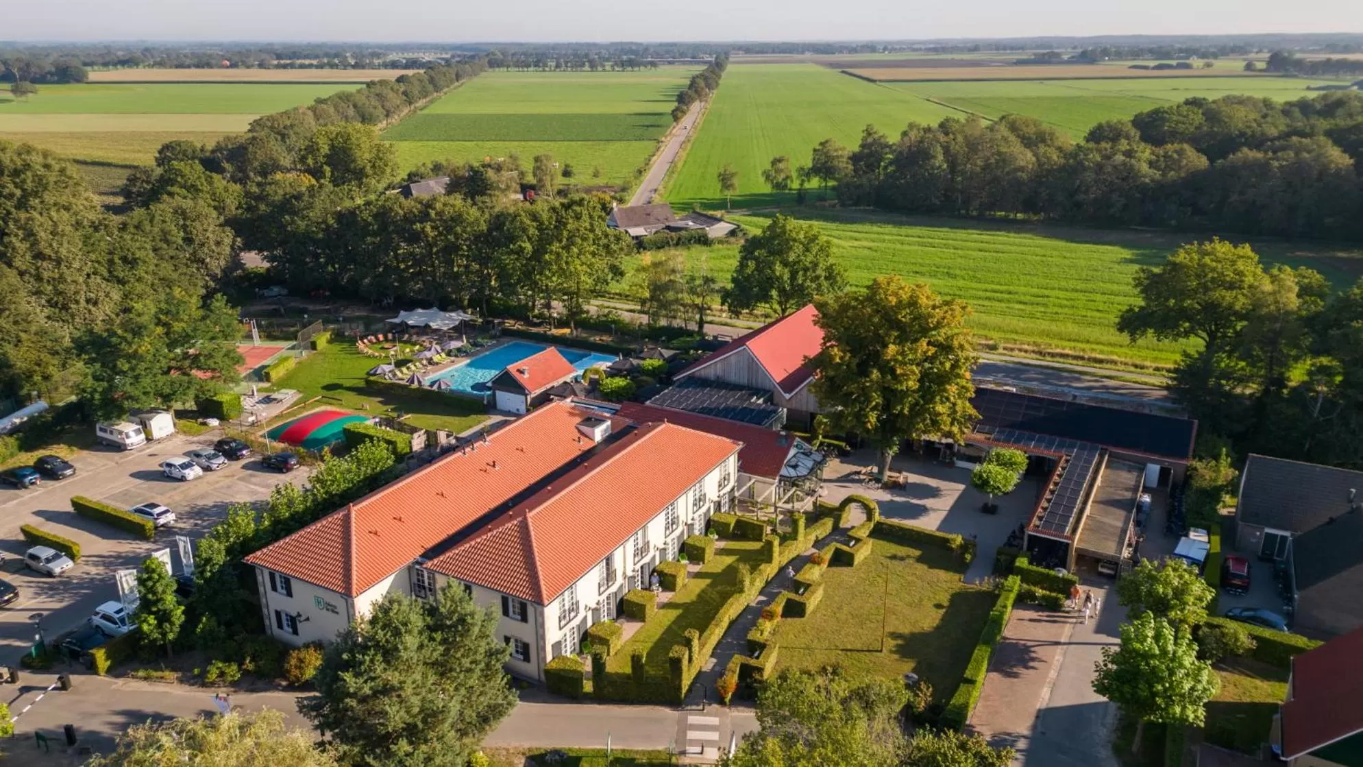 Bird's eye view in Hotel & Restaurant - Auberge De Hilver