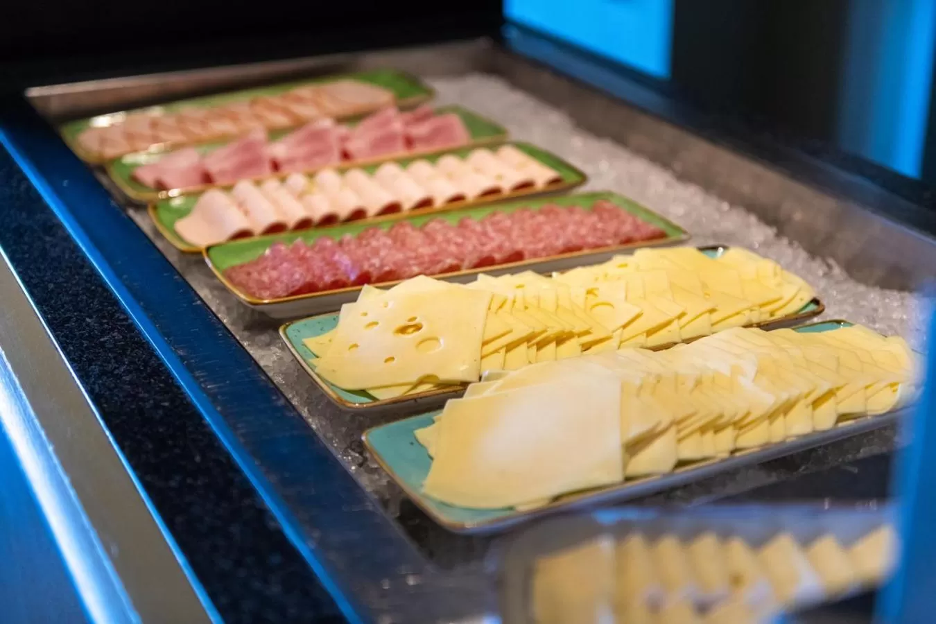 Buffet breakfast in Diehls Hotel