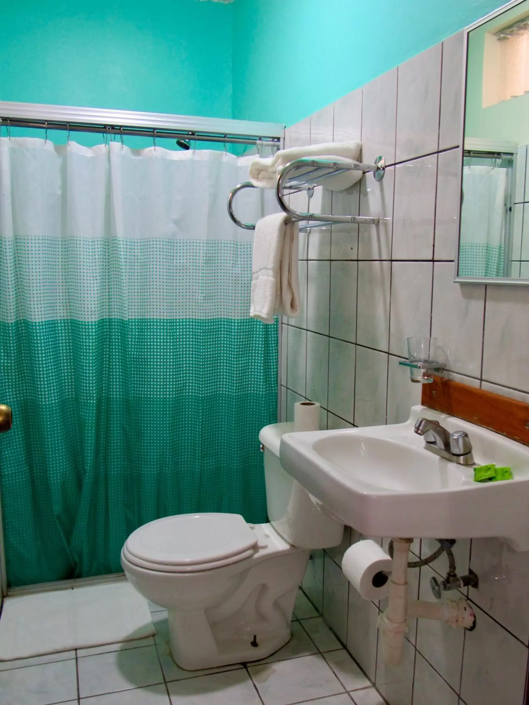 Bathroom in Hotel La Guaria Inn & Suites