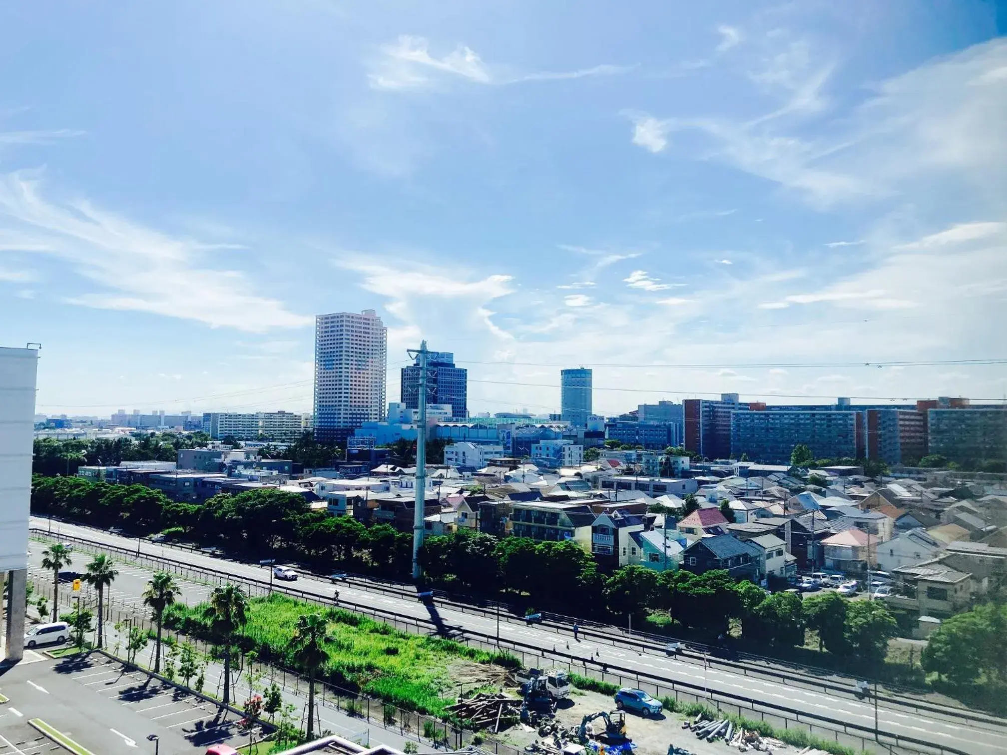 City view in ibis Styles Tokyo Bay