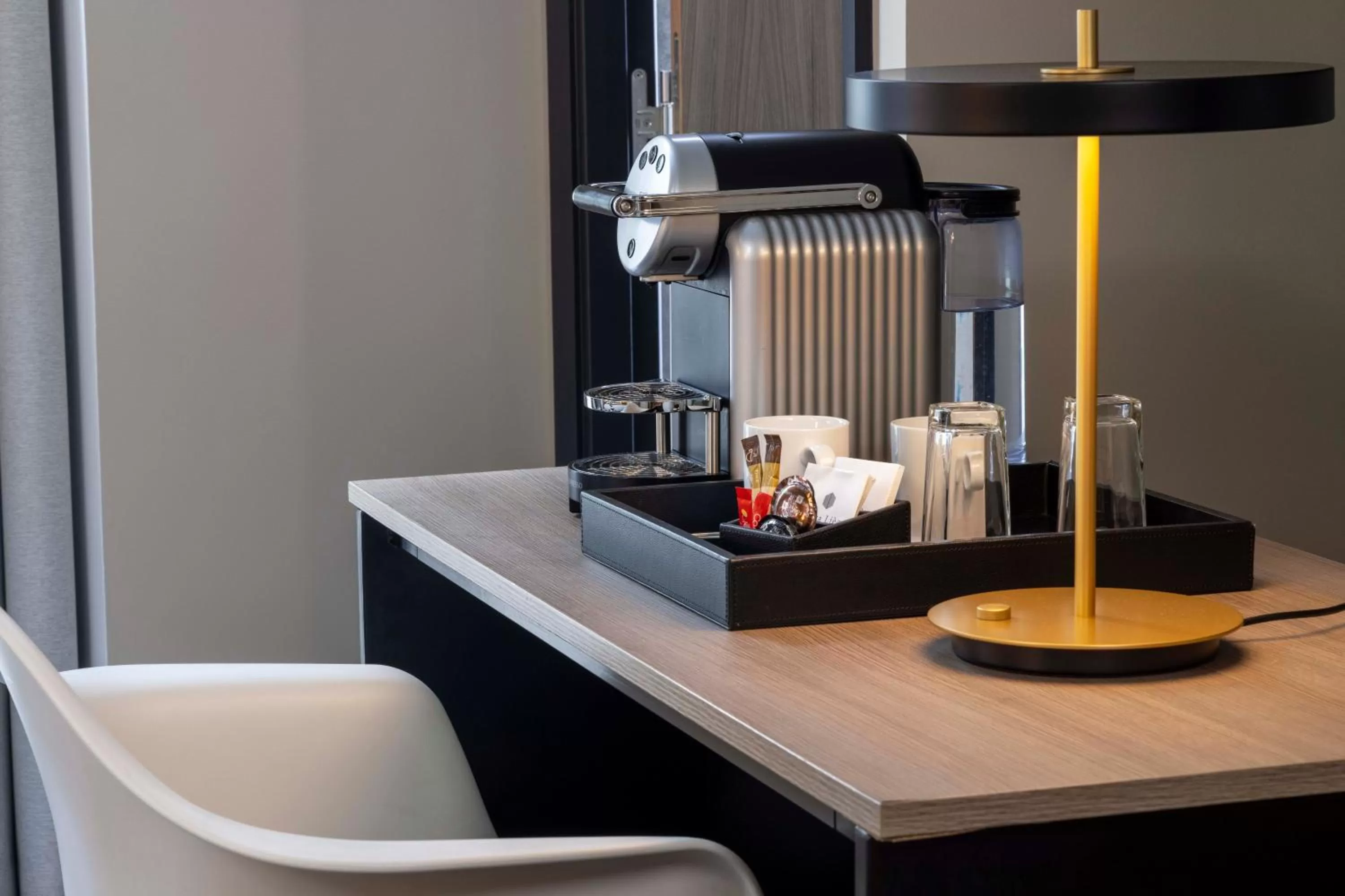 Coffee/tea facilities in Hôtel Opéra Liège