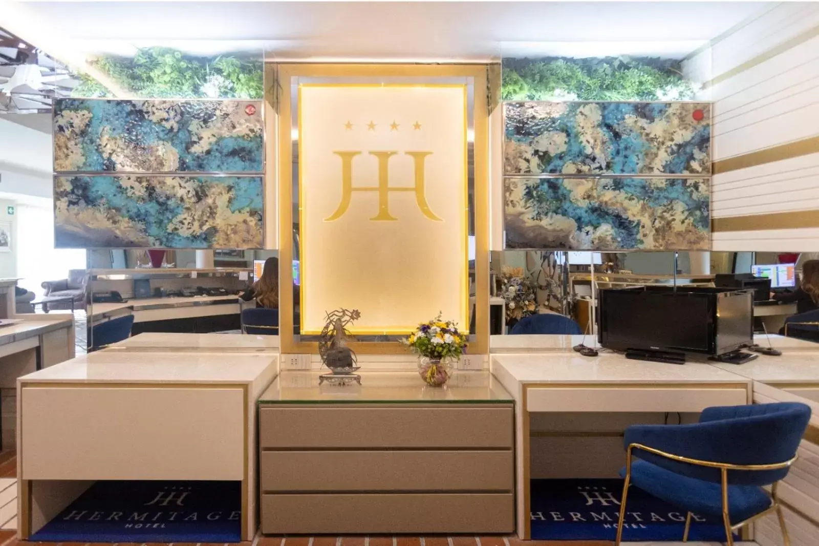 Lobby or reception in Hotel Hermitage