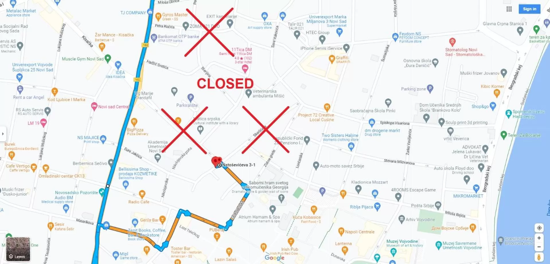 Parking in Hotel Fontana