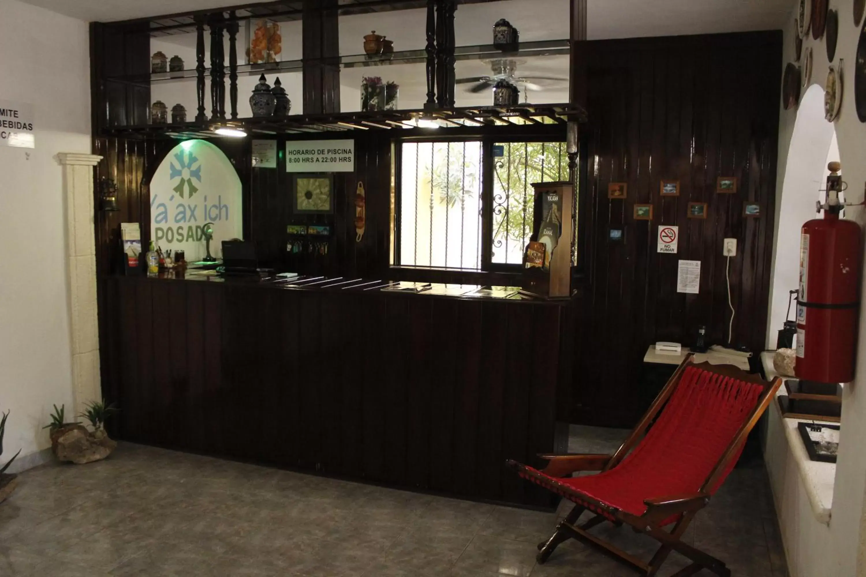 Lobby or reception, Lounge/Bar in Posada Ya´ax Ich