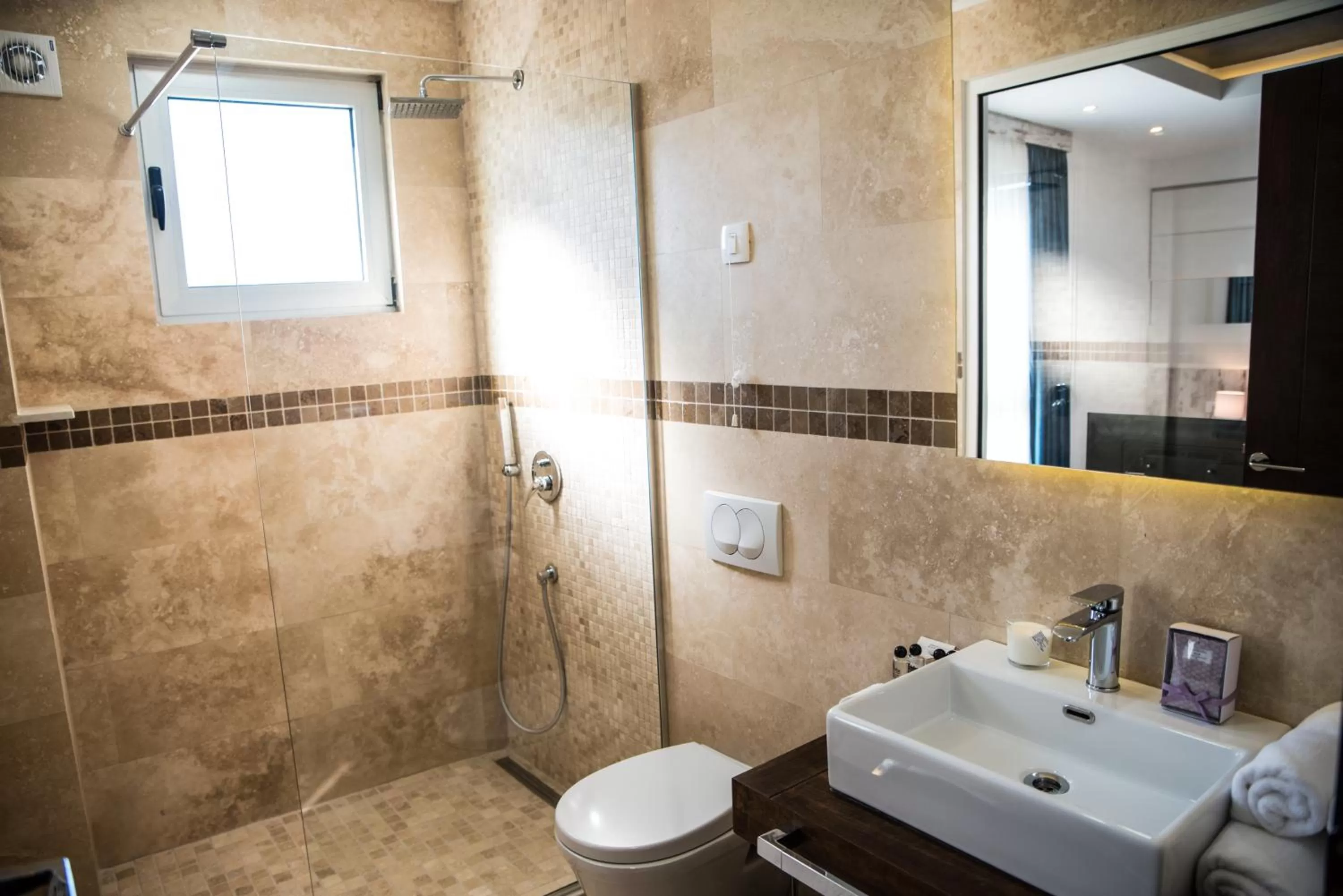 Shower, Bathroom in Boutique Hotel "Salina"